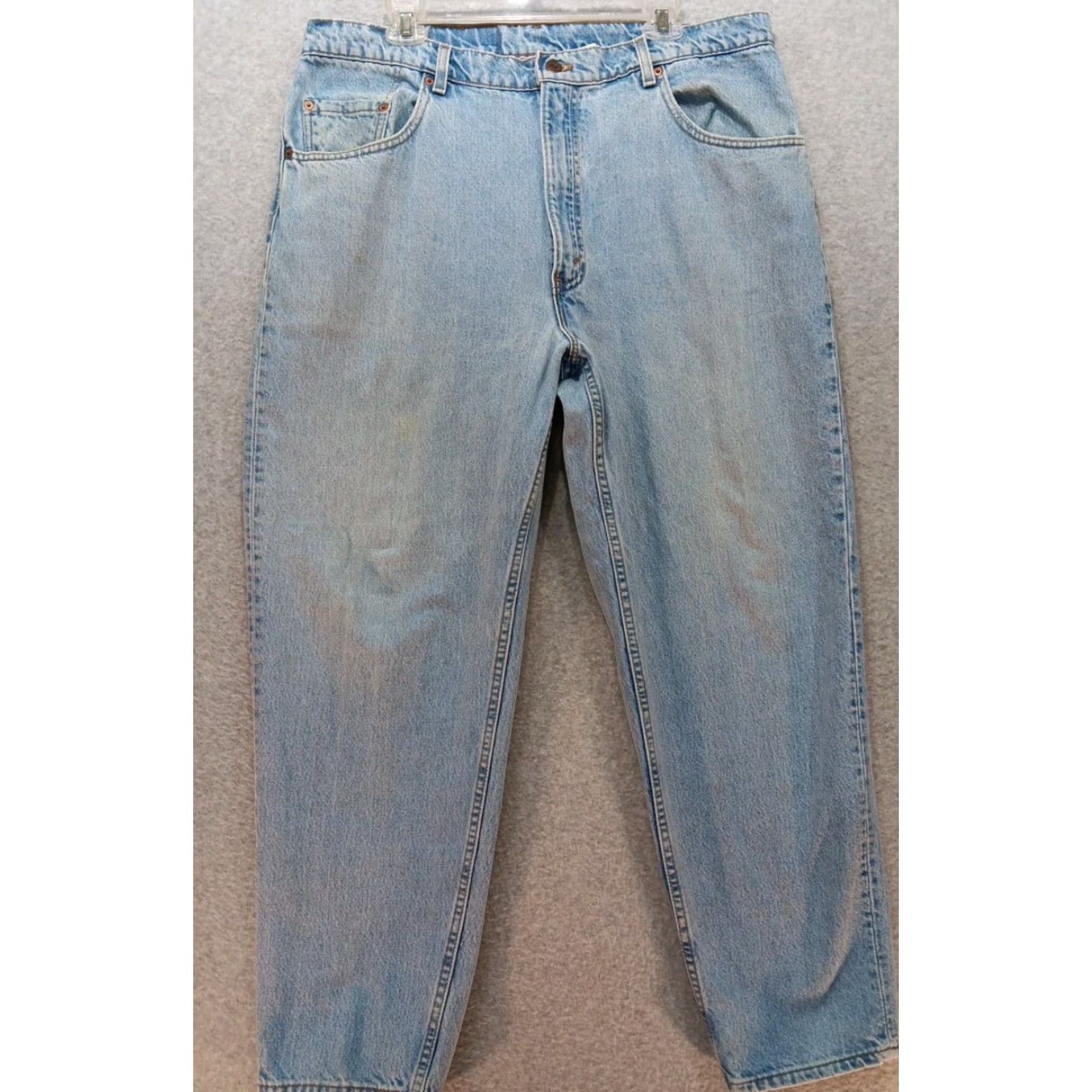 Levi's VINTAGE Levi's Jeans 40x30 Blue Relaxed Tapered 5-Pocket Denim USA 02 Mens Size US 40 / EU 56 - 2 Thumbnail