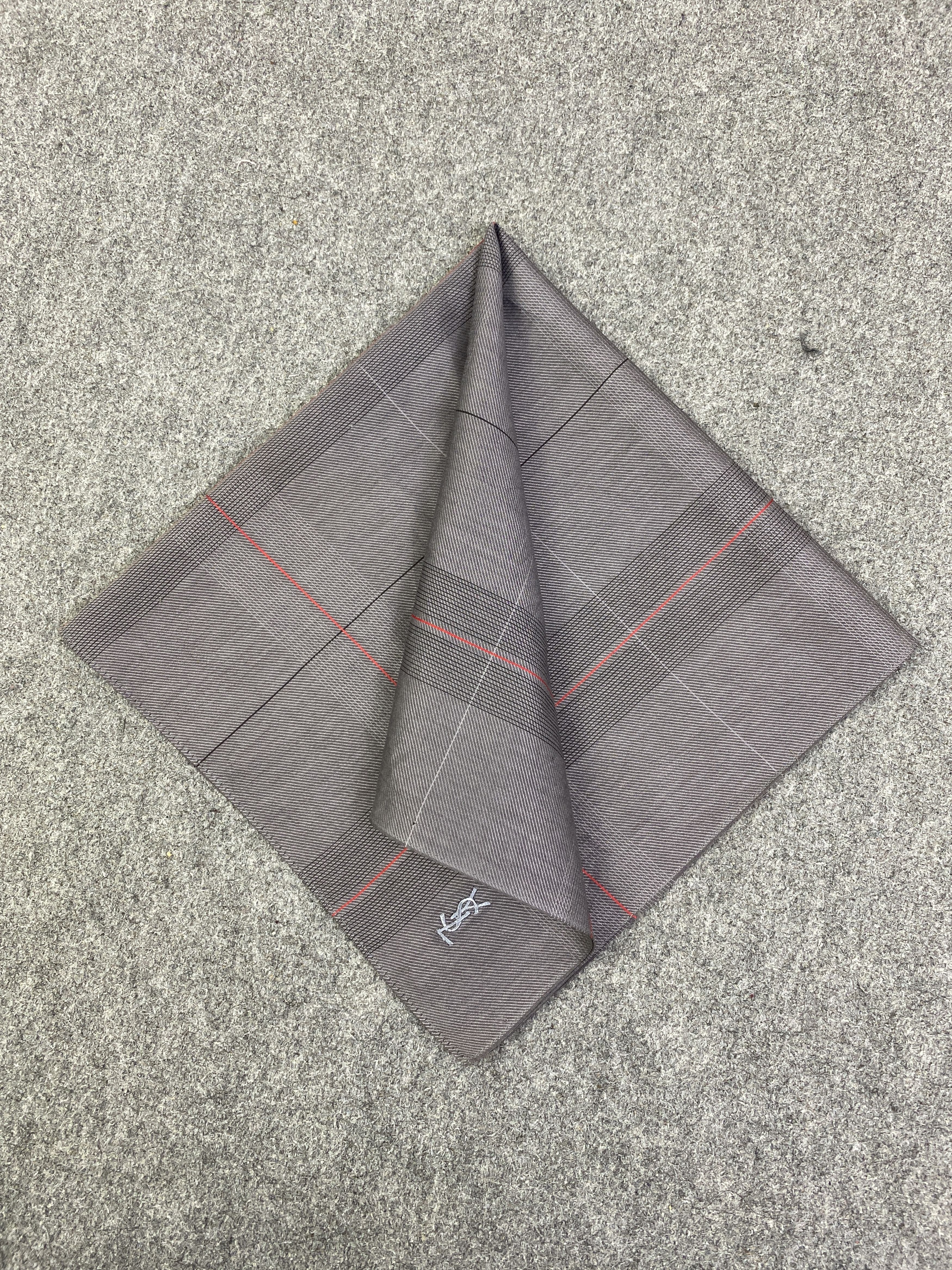 Yves Saint Laurent Yves Saint Laurent Handkerchief / Neckerchief KT0050 Size ONE SIZE - 3 Thumbnail