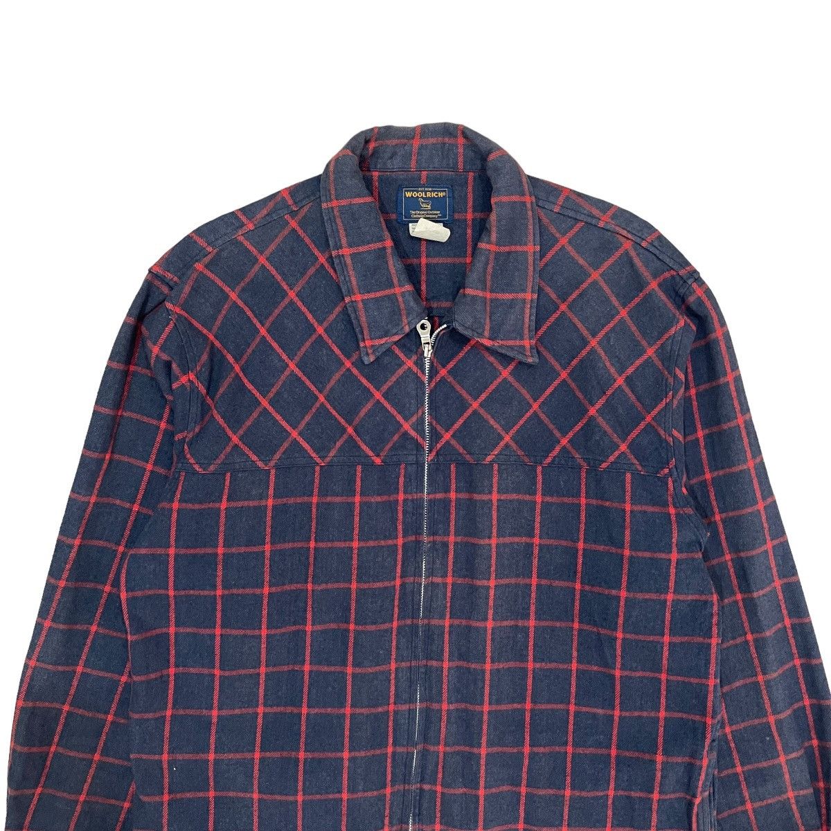 Vintage × Woolrich Woolen Mills Vintage 90s Woolrich Plaids Zipper Jacket Size US M / EU 48-50 / 2 - 4 Thumbnail