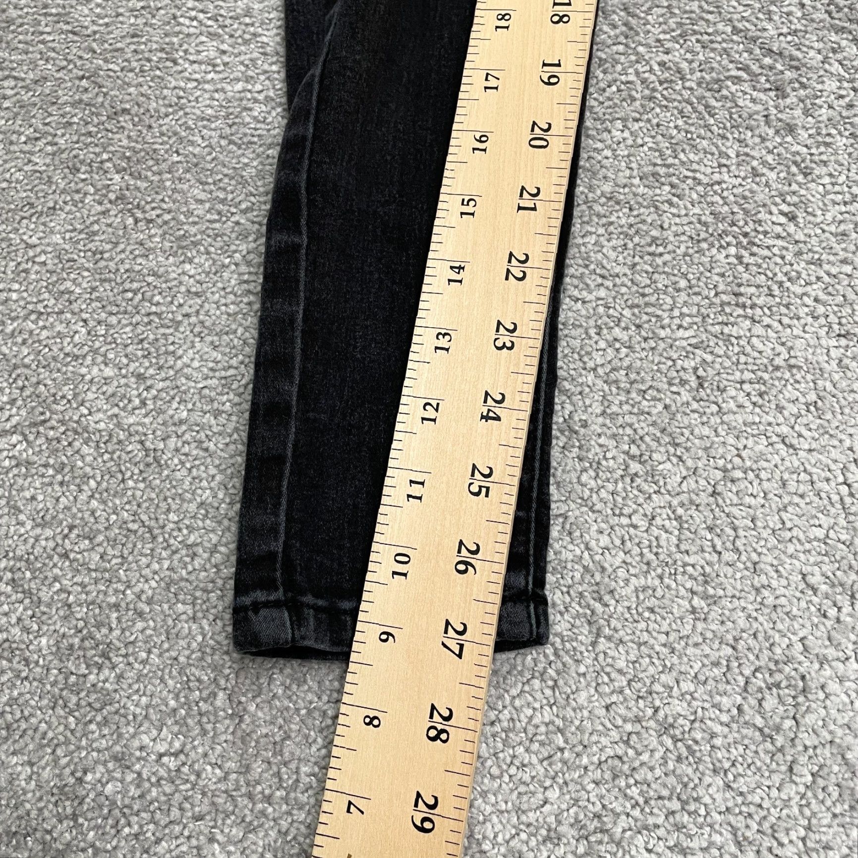 Vintage T&Y Jeans Jegging 78 Skinny High Rise Dark Wash Black 26x27 Juniors Womens City Modern 5-Pocket Size 28" / US 6 / IT 42 - 7 Thumbnail