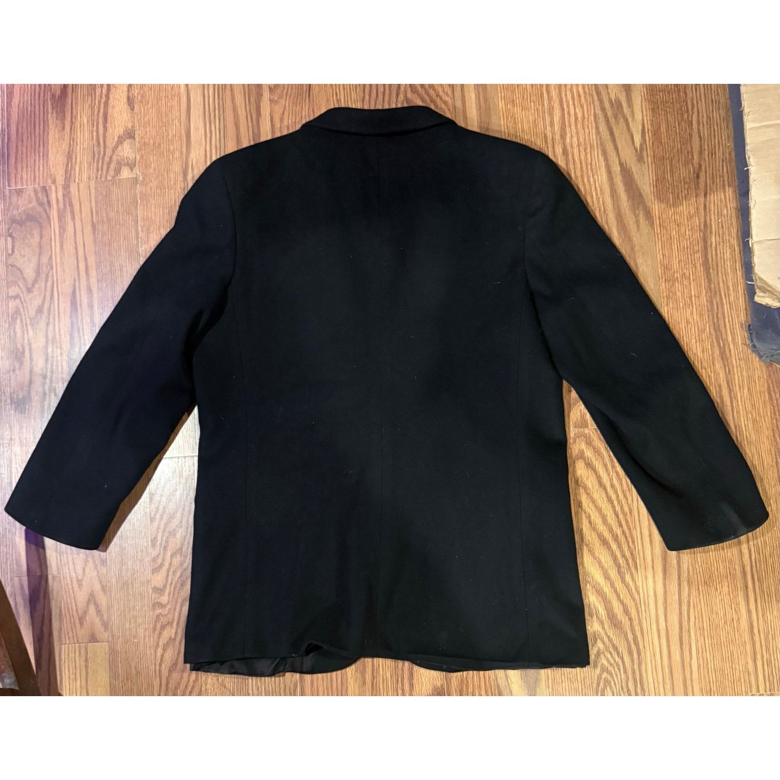 L.L. Bean Vintage L.L. Bean Black Wool Blazer – Petite 12P Size XL / US 12-14 / IT 48-50 - 4 Thumbnail