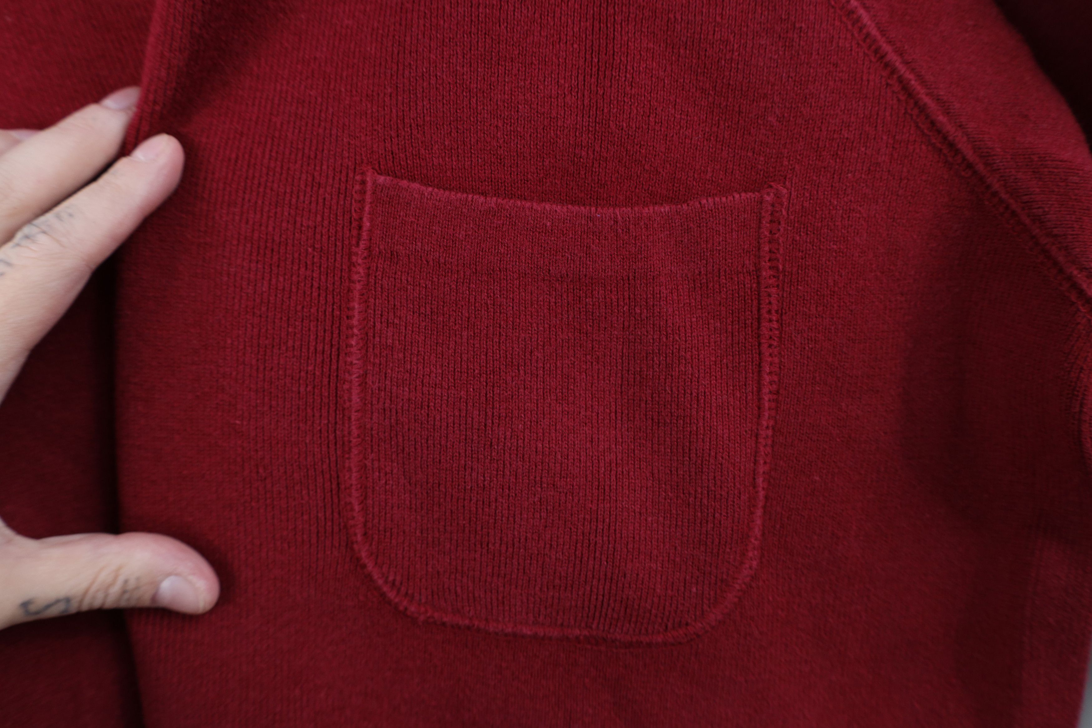 Eddie Bauer Vintage Eddie Bauer Cotton Ribbed Knit Sweater Red Japan Size S / US 4 / IT 40 - 5 Thumbnail