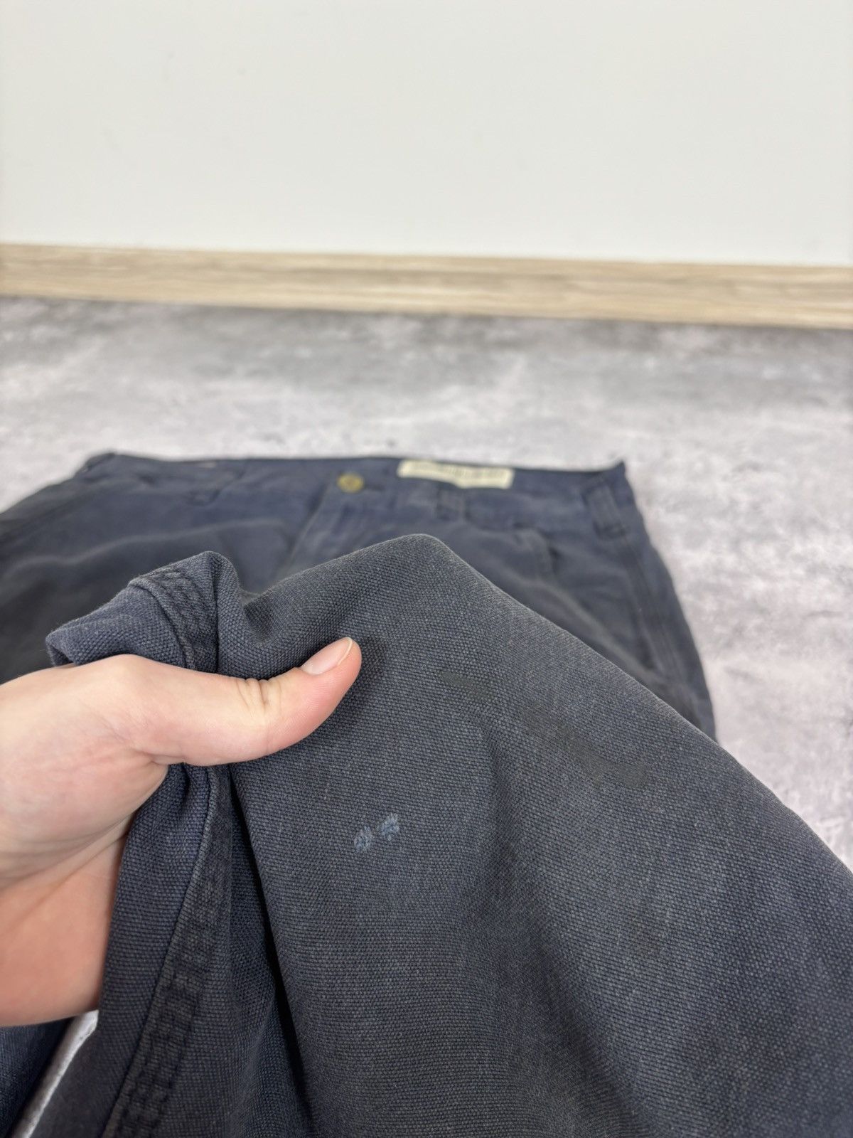 Carhartt Carhartt Men’s Navy Blue Carpenter Pants Dungaree Fit Size US 32 / EU 48 - 12 Thumbnail