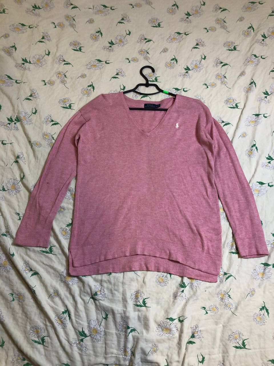 Polo Ralph Lauren VINTAGE Long Sleeve Pink Polo Ralph Lauren Size M / US 6-8 / IT 42-44 - 1 Thumbnail