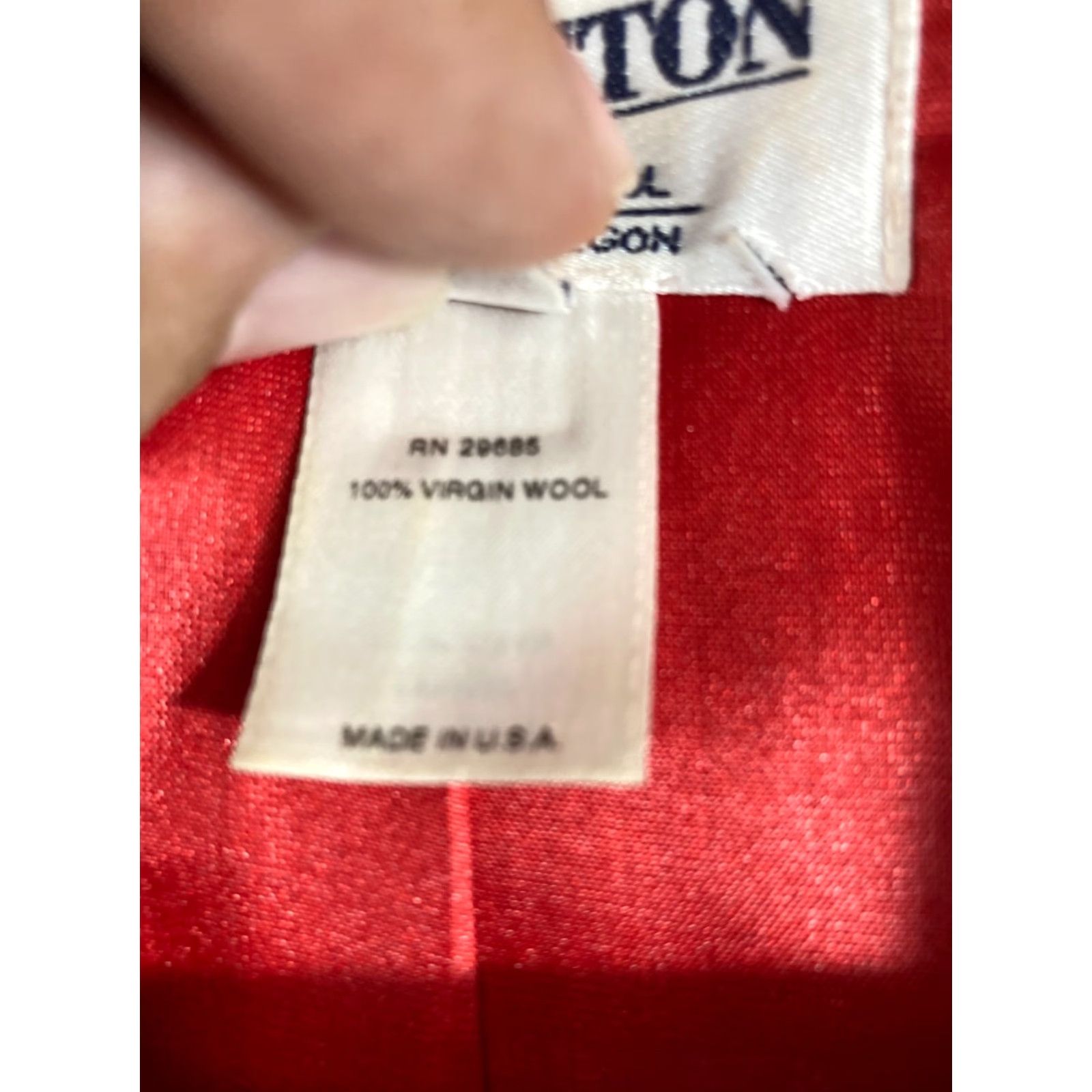 Pendleton VINTAGE Pendleton Blazer Coat Women 16 Red Wool Lined Notch Pockets 90s Classic Preppy Mens/undefined? Size XXL / US 16-18 / IT 52-54 - 6 Thumbnail