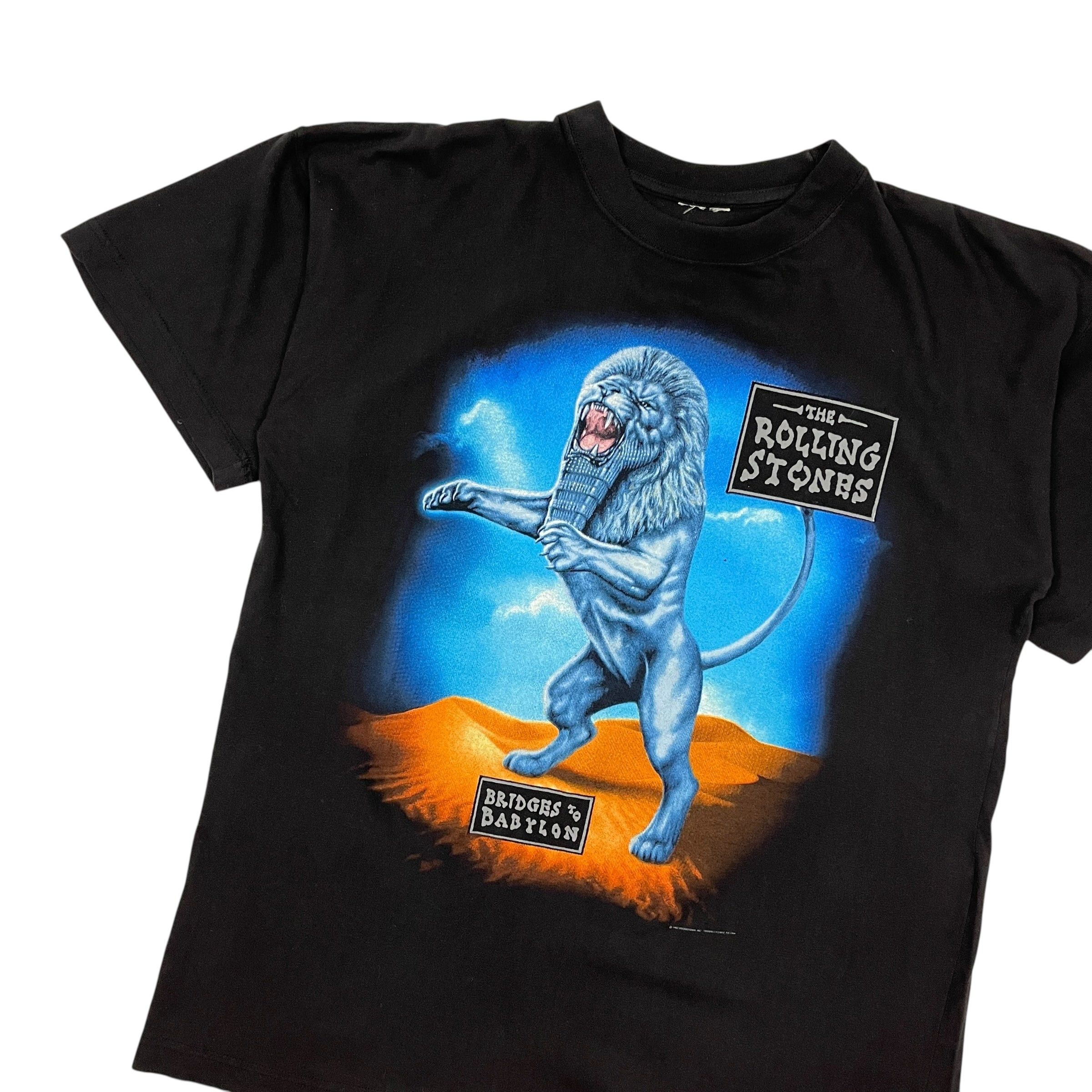 The Rolling Stones New 1997 The Rolling Stones Bridges To Babylon Tour Tee Size US L / EU 52-54 / 3 - 2 Thumbnail