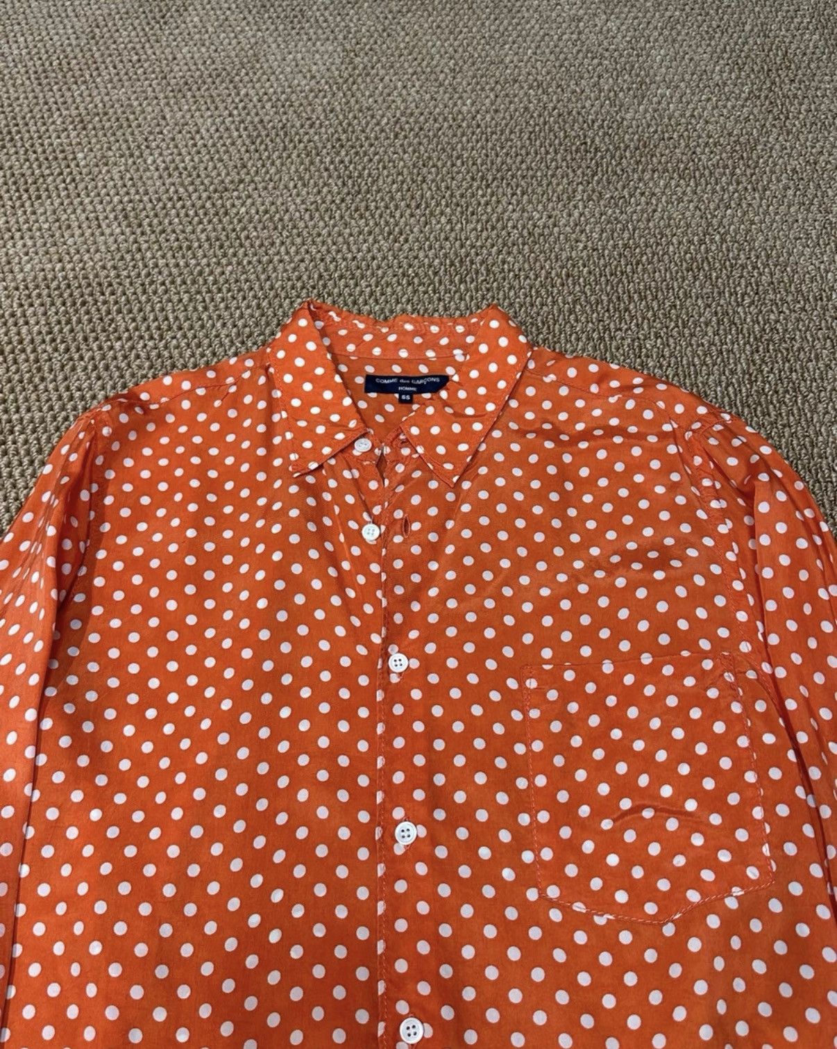 Comme des Garcons Homme Plus Comme des Garçons Homme Plus Polka Dot Shirt K23 Size S / US 4 / IT 40 - 5 Thumbnail