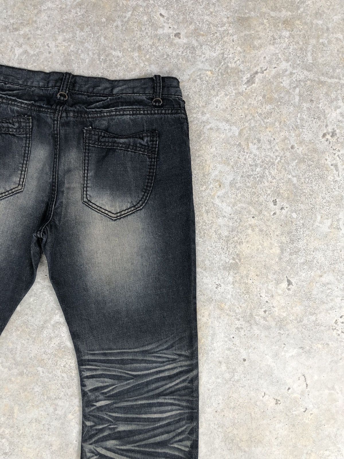 Japanese Brand Japanese Evolution Flared Jeans Distressed Jeans Size US 33 - 10 Thumbnail