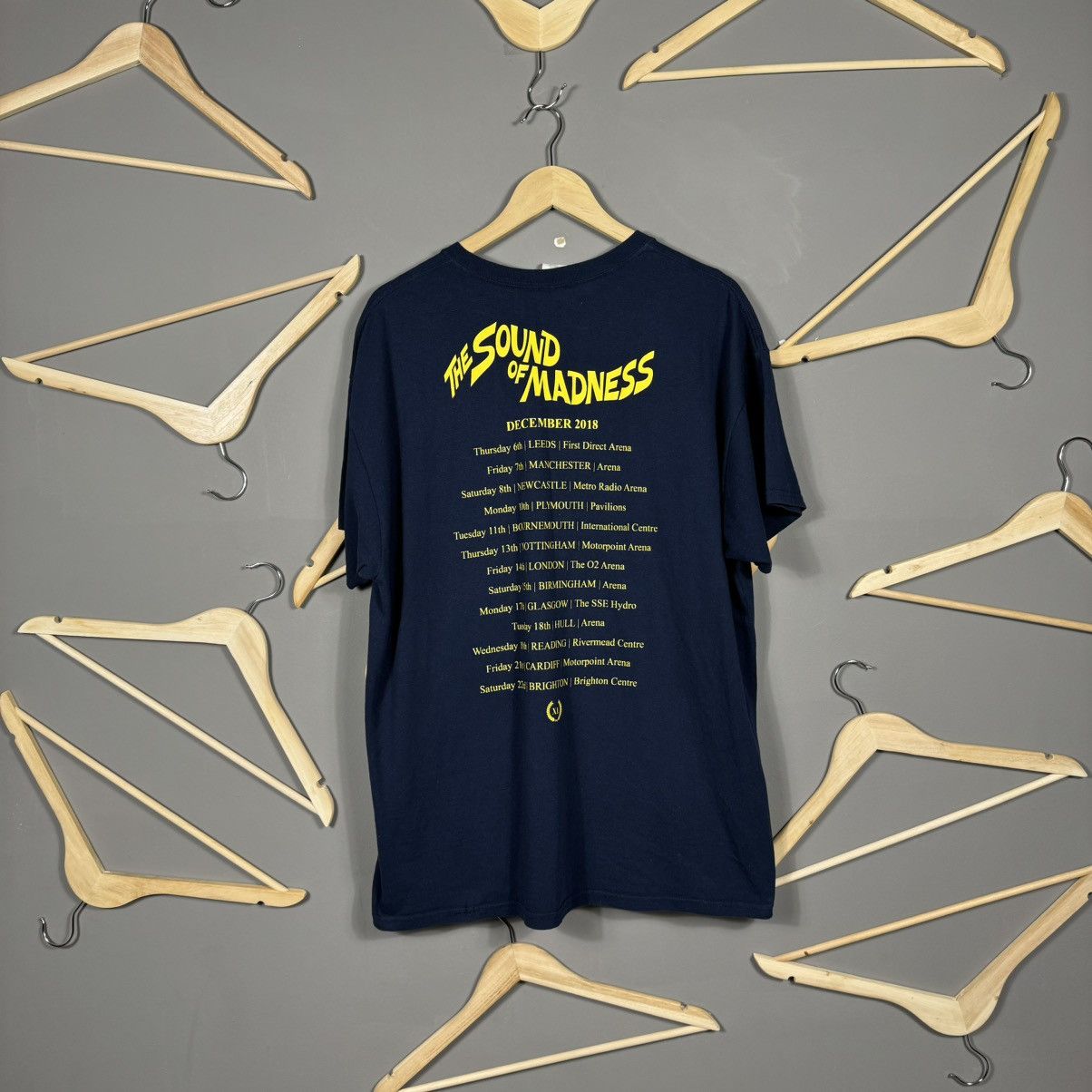 Band Tees Madness 2018 Band T-shirt Size US XL / EU 56 / 4 - 2 Thumbnail