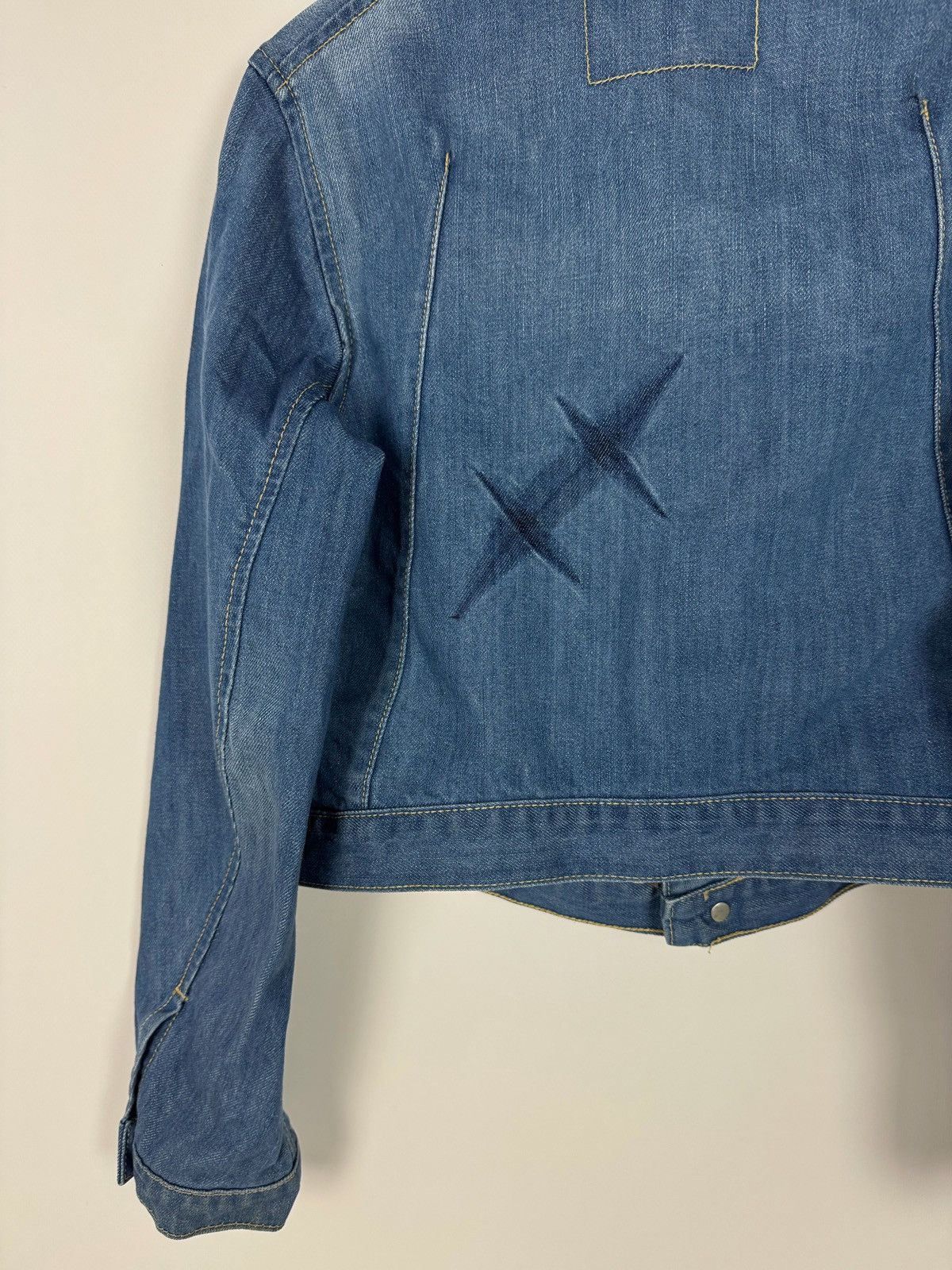 Levi's Levi’s Engineered Cropped Denim Chest Pocket Jacket Size S / US 4 / IT 40 - 10 Thumbnail