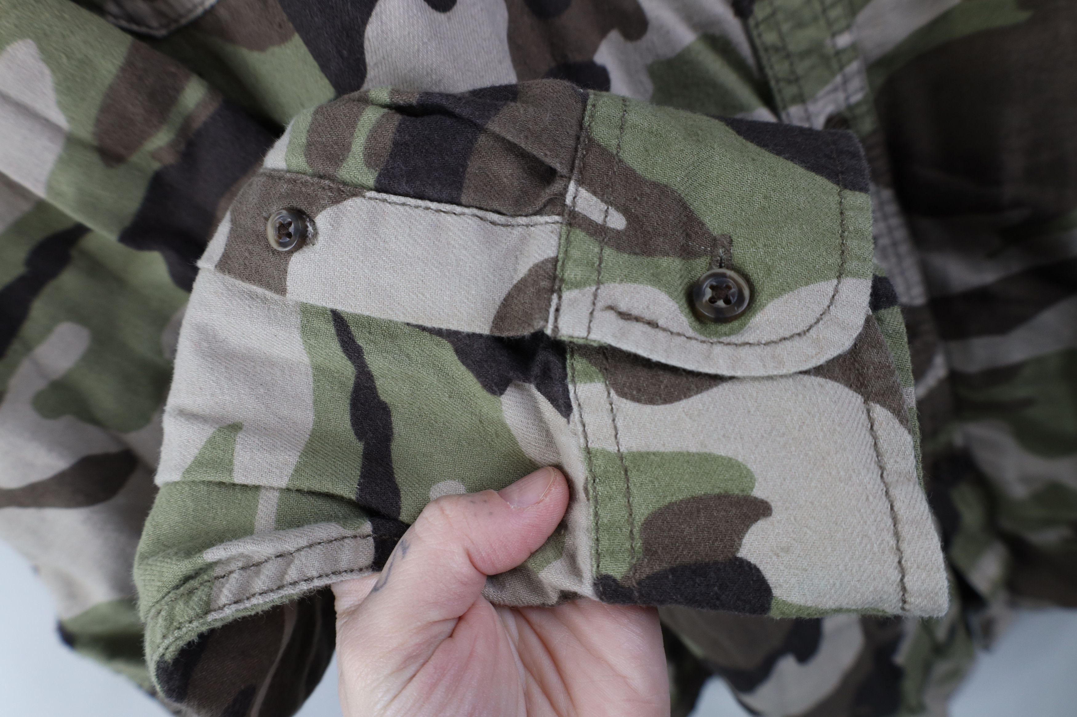 Vintage Vintage 90s Y2K Streetwear Chamois Cloth Button Shirt Size US XXL / EU 58 / 5 - 6 Thumbnail