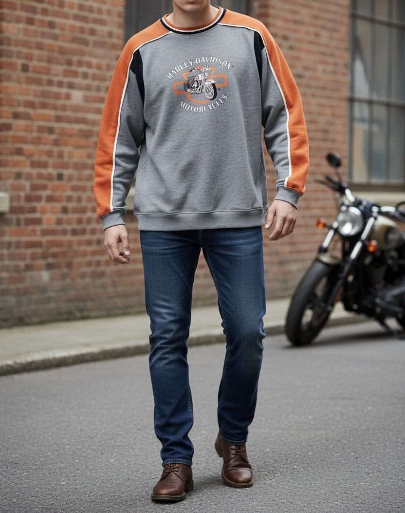 Harley Davidson Vintage Harley Davidson Sweatshirt Size US S / EU 44-46 / 1 - 1 Thumbnail