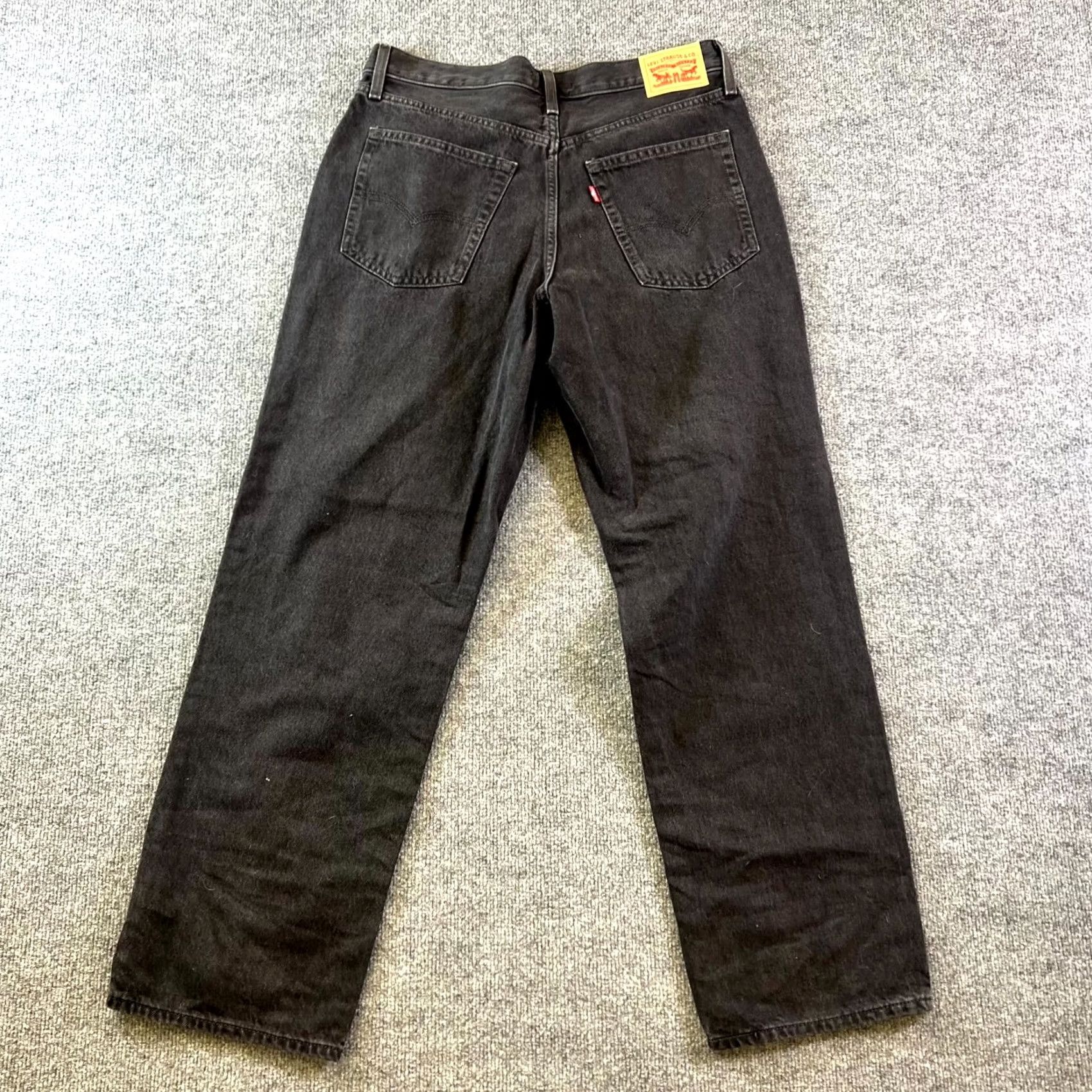 Levi's Levi's 94 Baggy Jeans Women's 31 Gray Denim Cotton Mid Rise Straight Leg Zip Fly Jeans Womens 31 Gray Size 24" / US 00 / IT 34 - 2 Thumbnail