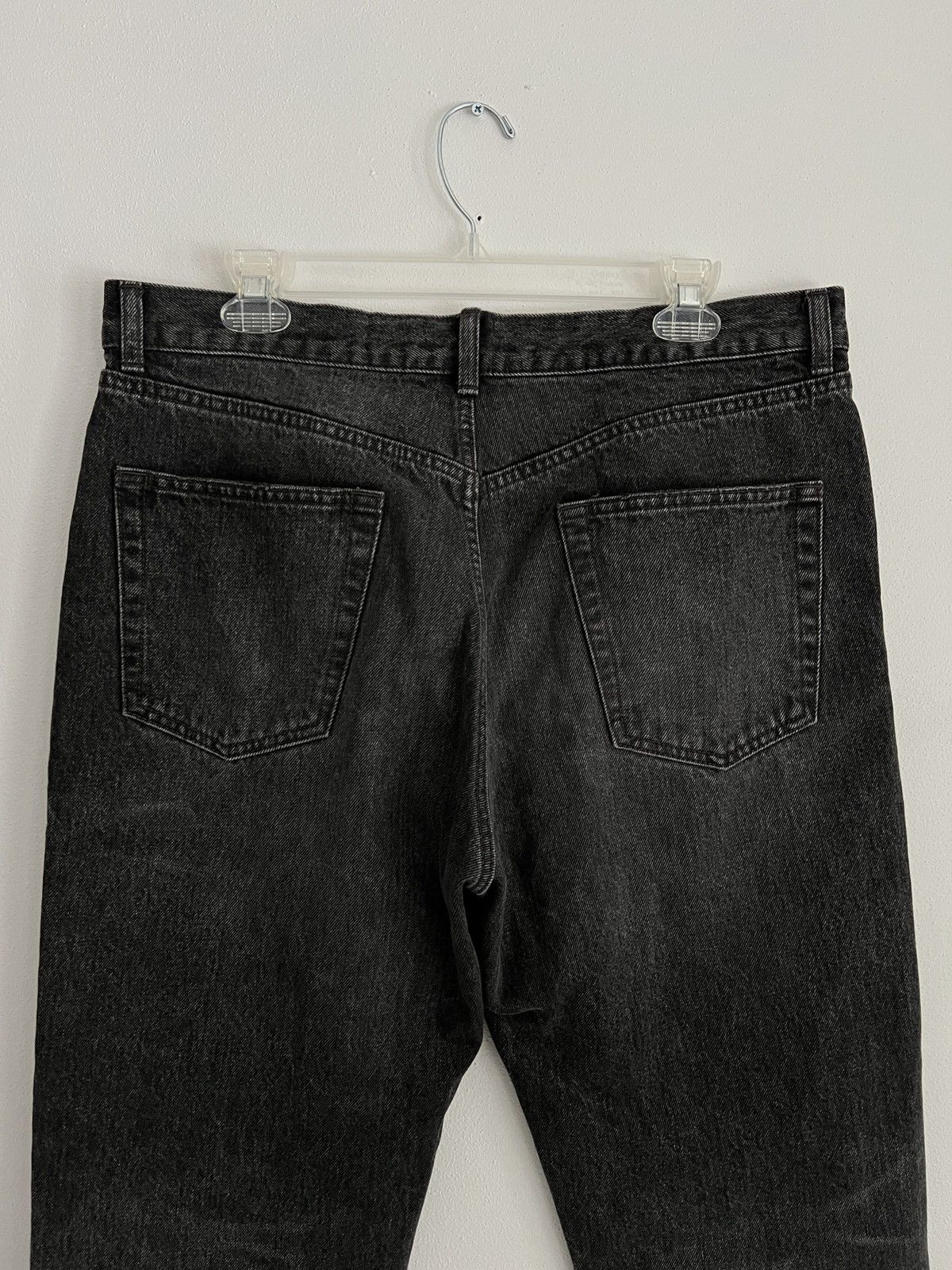 Balenciaga FW 18 Charcoal Whiskered Bootcut Denim - 34 Size US 34 / EU 50 - 6 Thumbnail