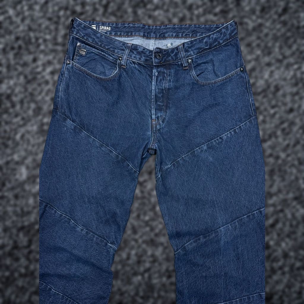G-Star G-Star RAW Spiraq 3D Loose Denim Jeans Pant Men's 32 Blue Cotton Denim Straight Inseam 32" Waist 32" Size 32 jeans Size US 32 / EU 48 - 1 Thumbnail