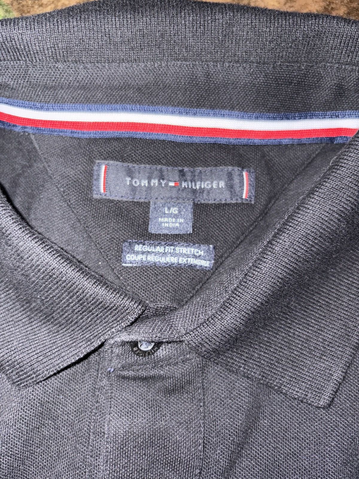 Tommy Hilfiger Tommy Hilfiger black POLO Size US L / EU 52-54 / 3 - 3 Thumbnail