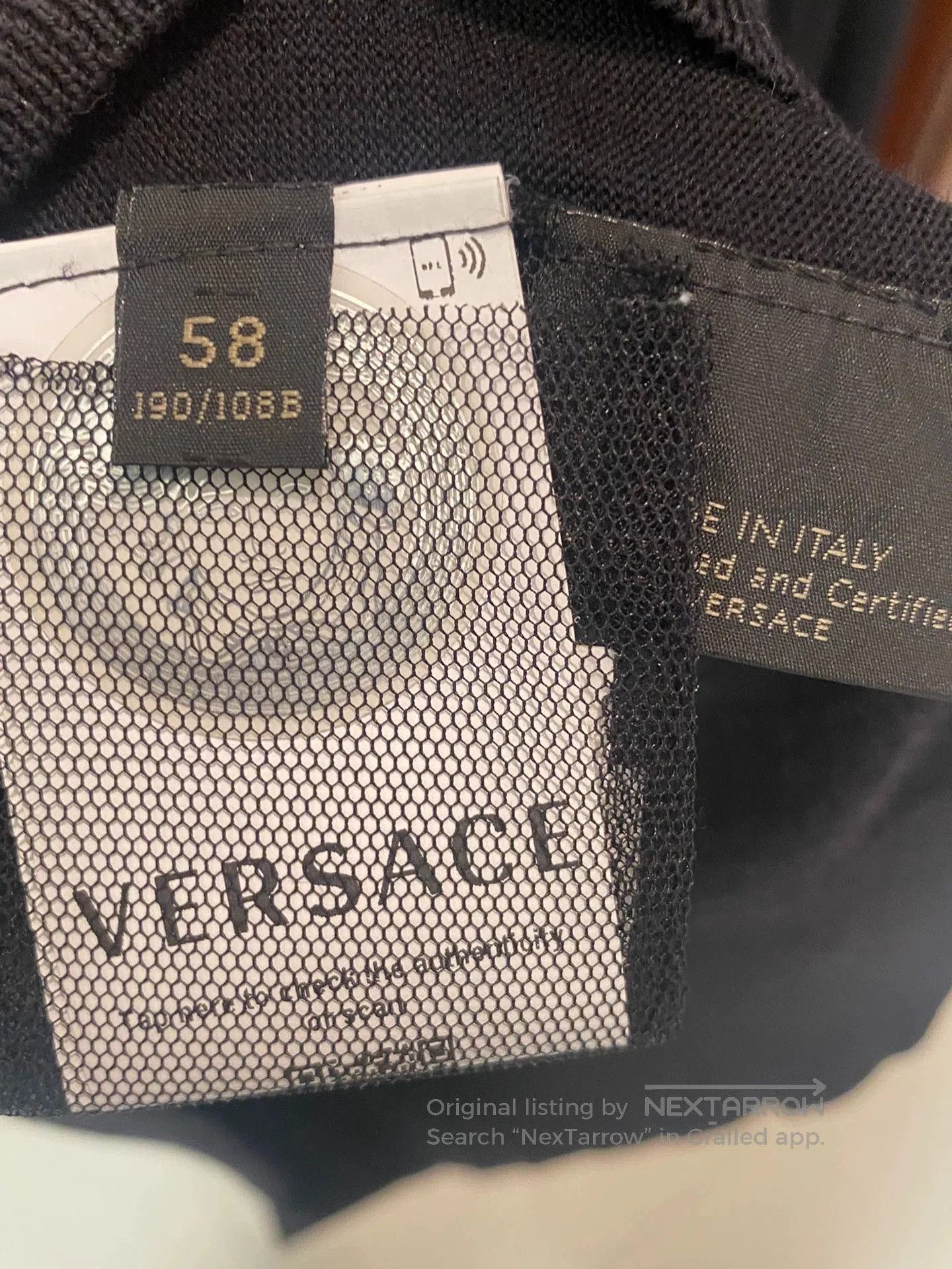 Versace VERSACE Medusa Embroidered Wool Sweater. Size US XXL / EU 58 / 5 - 5 Thumbnail