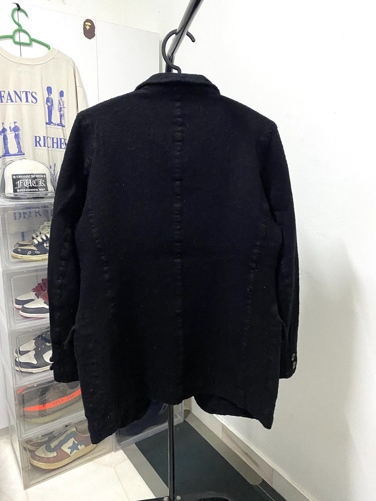 Yohji Yamamoto Yohji Yamamoto wool Jacket Coat Size US M / EU 48-50 / 2 - 5 Thumbnail