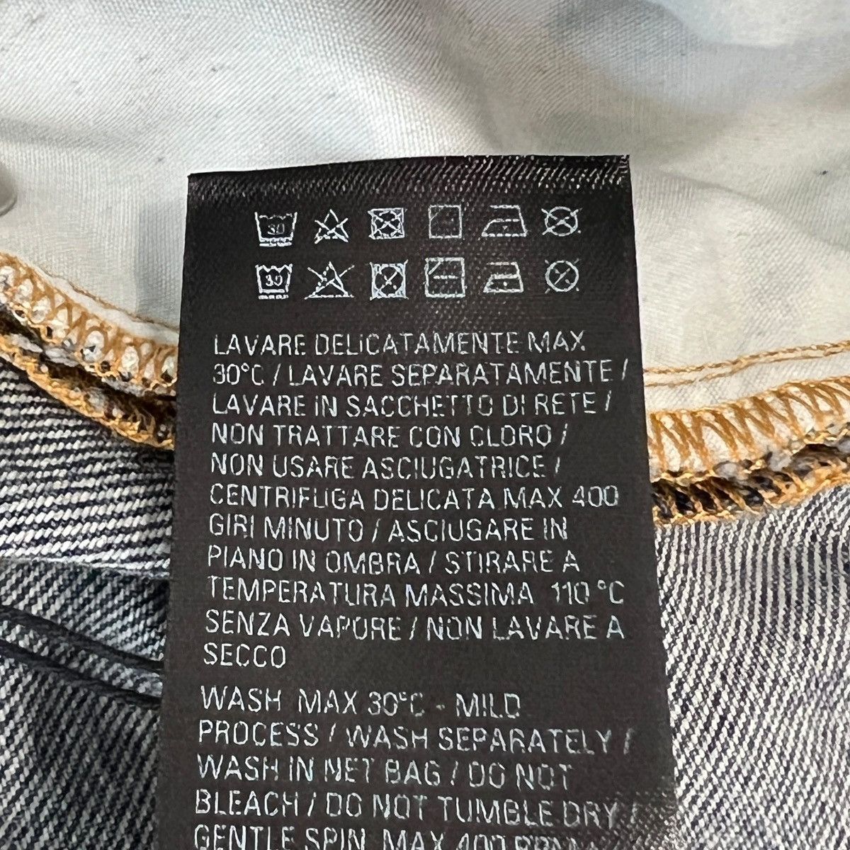 Balenciaga BALENCIAGA 23SS Super Destroyed Large Fit Baggy Denim Pants Size US 29 - 9 Thumbnail