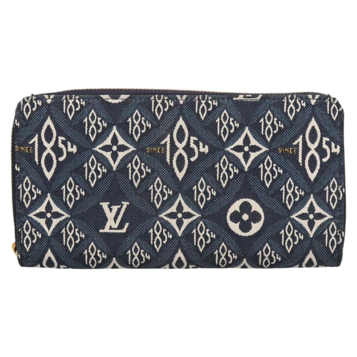 Louis Vuitton Portefeuille Zippy Blue Canvas Wallet (Pre-Owned) Size ONE SIZE - 1 Thumbnail