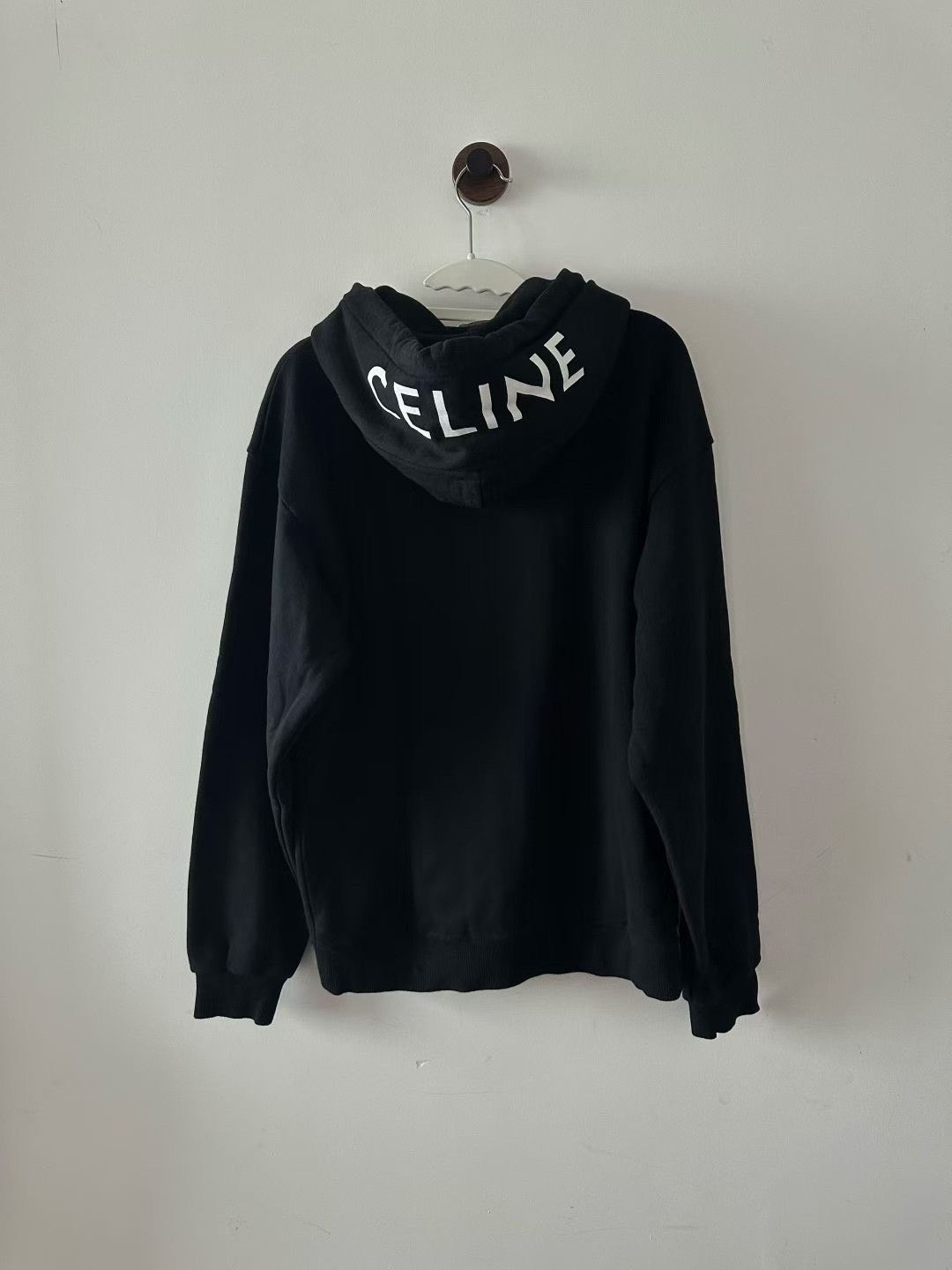 Celine Celine Black Logo Zip Hoodie Size US M / EU 48-50 / 2 - 1 Thumbnail