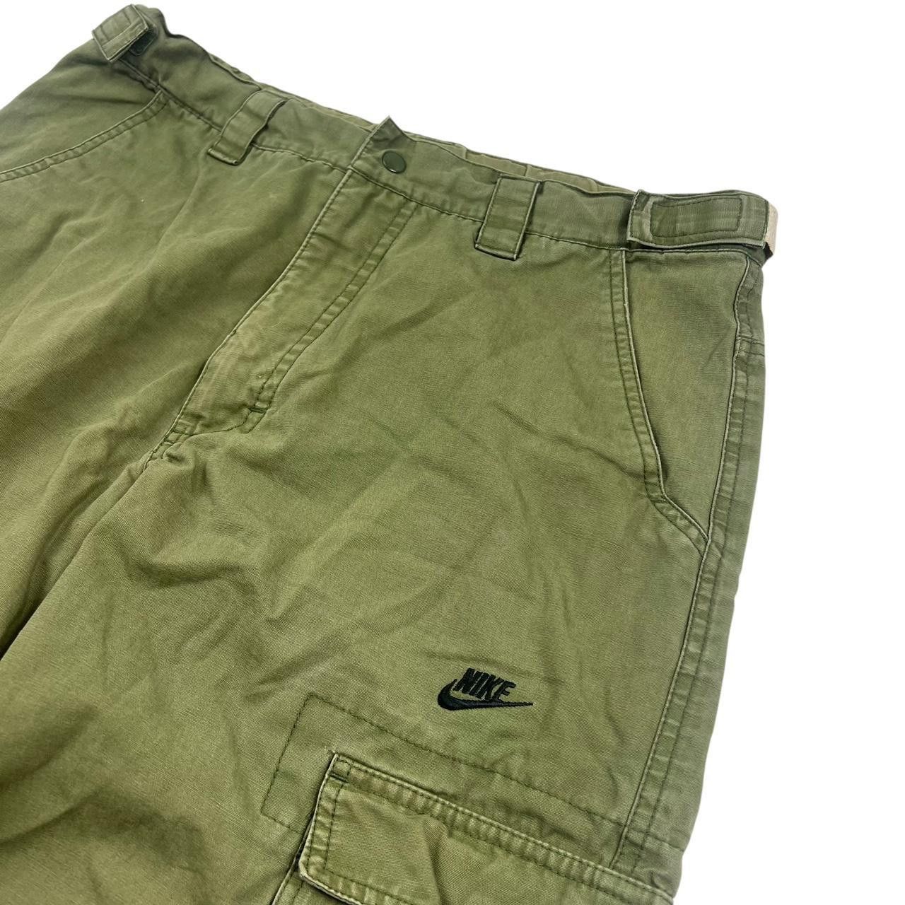 Nike Vintage 2000s Nike Cargo Trousers - Size Medium - Waist: 32 Size US 32 / EU 48 - 3 Thumbnail