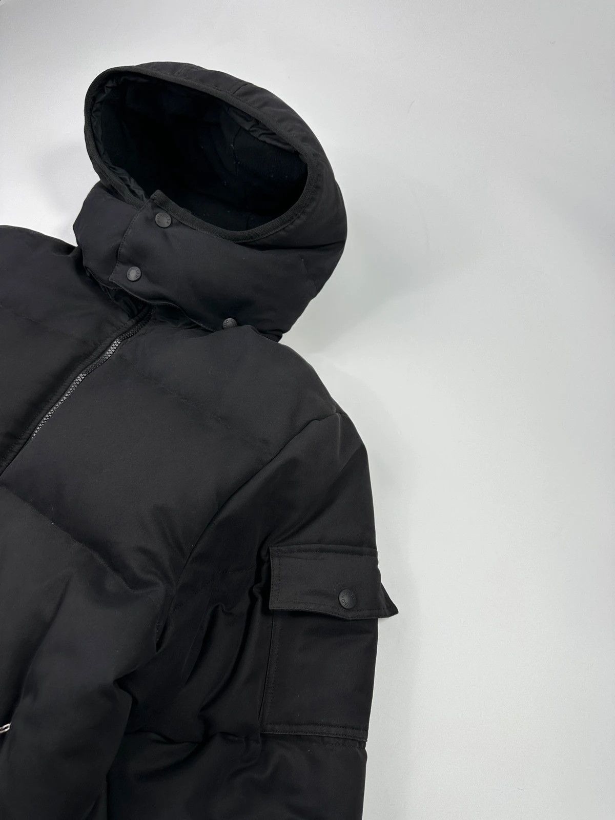 Moncler Moncler 00’s Maya Black Cotton & Down Hooded Puffer Jacket Size US L / EU 52-54 / 3 - 3 Thumbnail