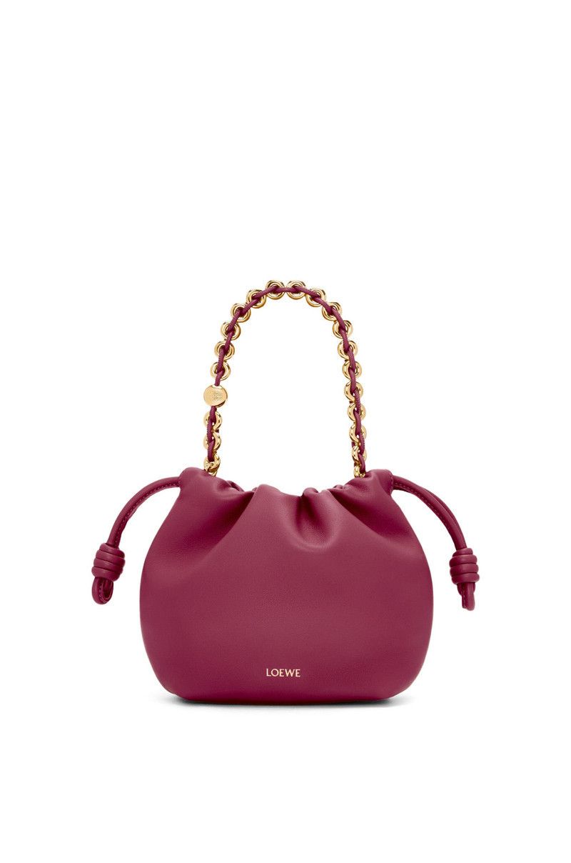 Loewe o1in1g0426 Size: OS / Mini Flamenco Purse Bag in Crimson Size ONE SIZE - 3 Thumbnail