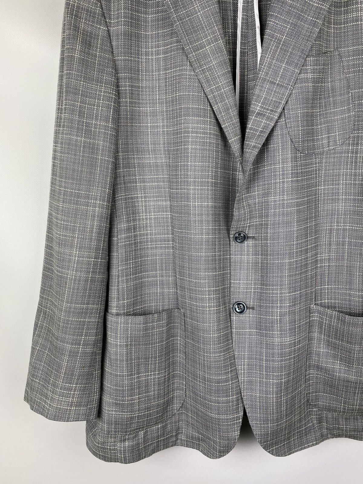 Boggi Boggi Milano Men’s Wool / Silk Blazer Jacket Size 56 / US 46 Size 46R - 7 Thumbnail