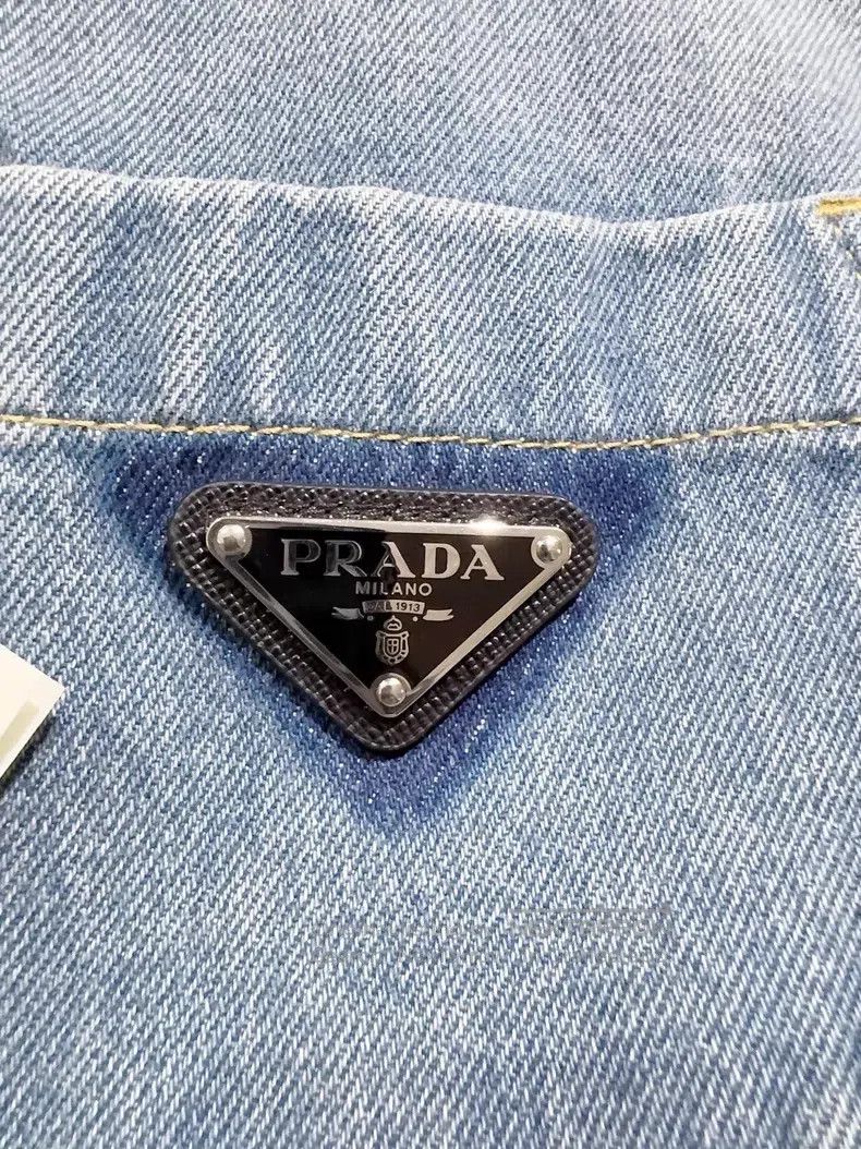 Prada Prada Blue denim jacket Size XS / US 0-2 / IT 36-38 - 2 Thumbnail