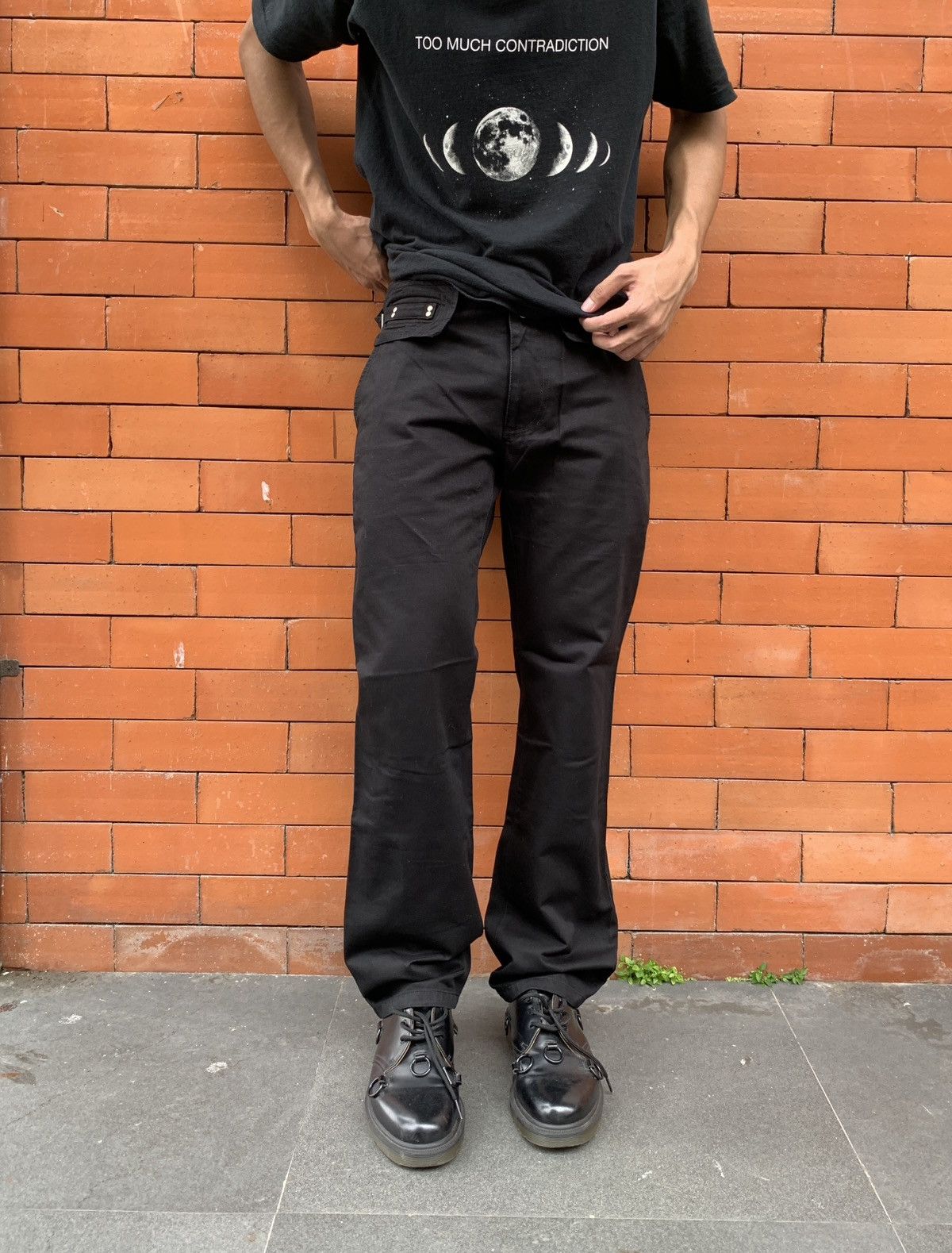 Issey Miyake Sunaokuwahara Cargo Pocket Trousers Size US 30 / EU 46 - 1 Thumbnail