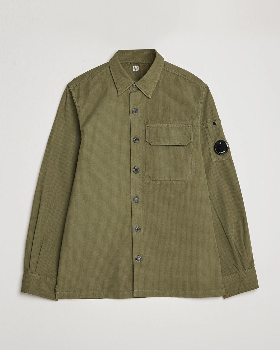 C.P. Company o1y1224 Solid Color Shirt in Military Green Size US XS / EU 42 / 0 - 1 Thumbnail