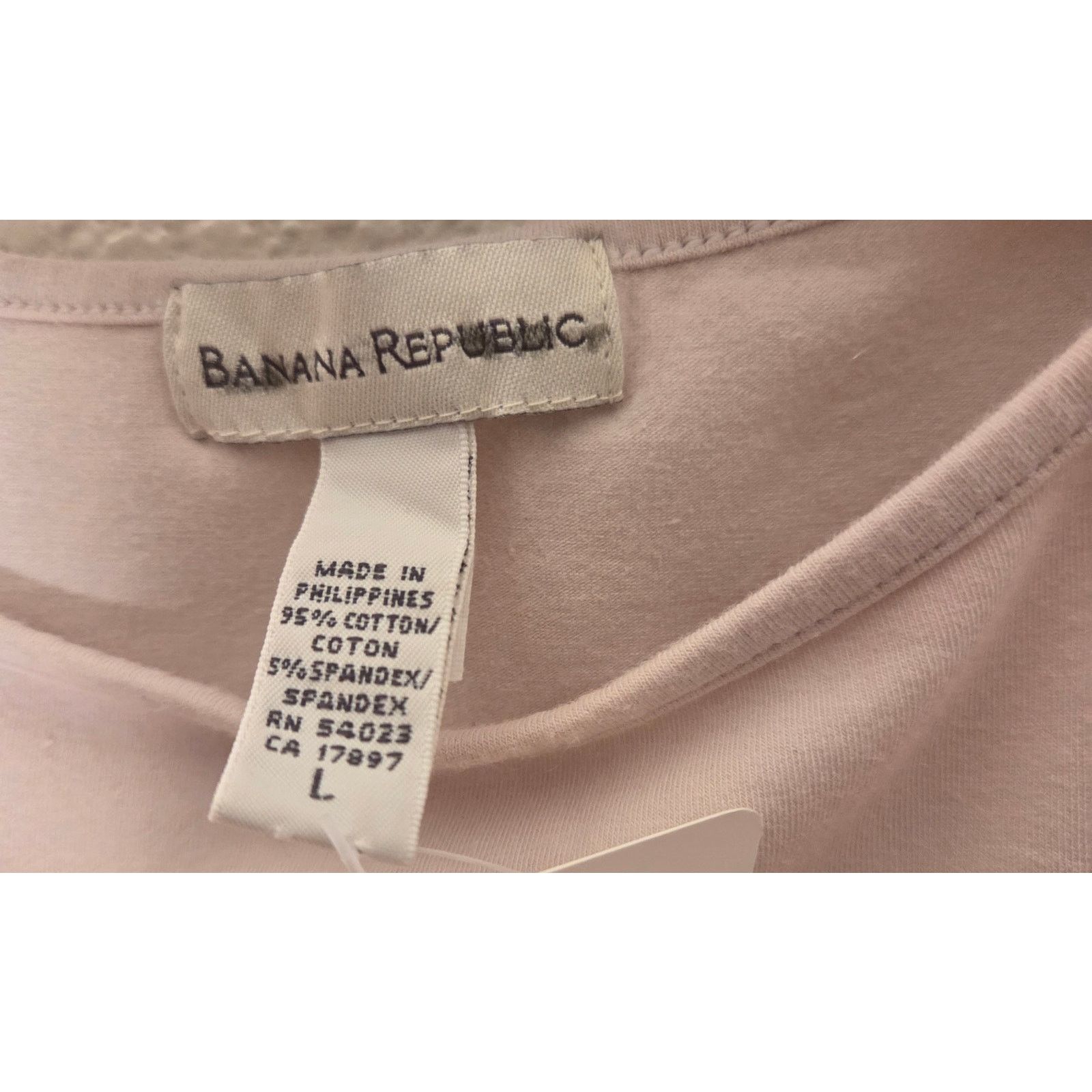 Banana Republic Banana Republic Blush Pink Blouse - Women's Size Large Size L / US 10 / IT 46 - 4 Thumbnail