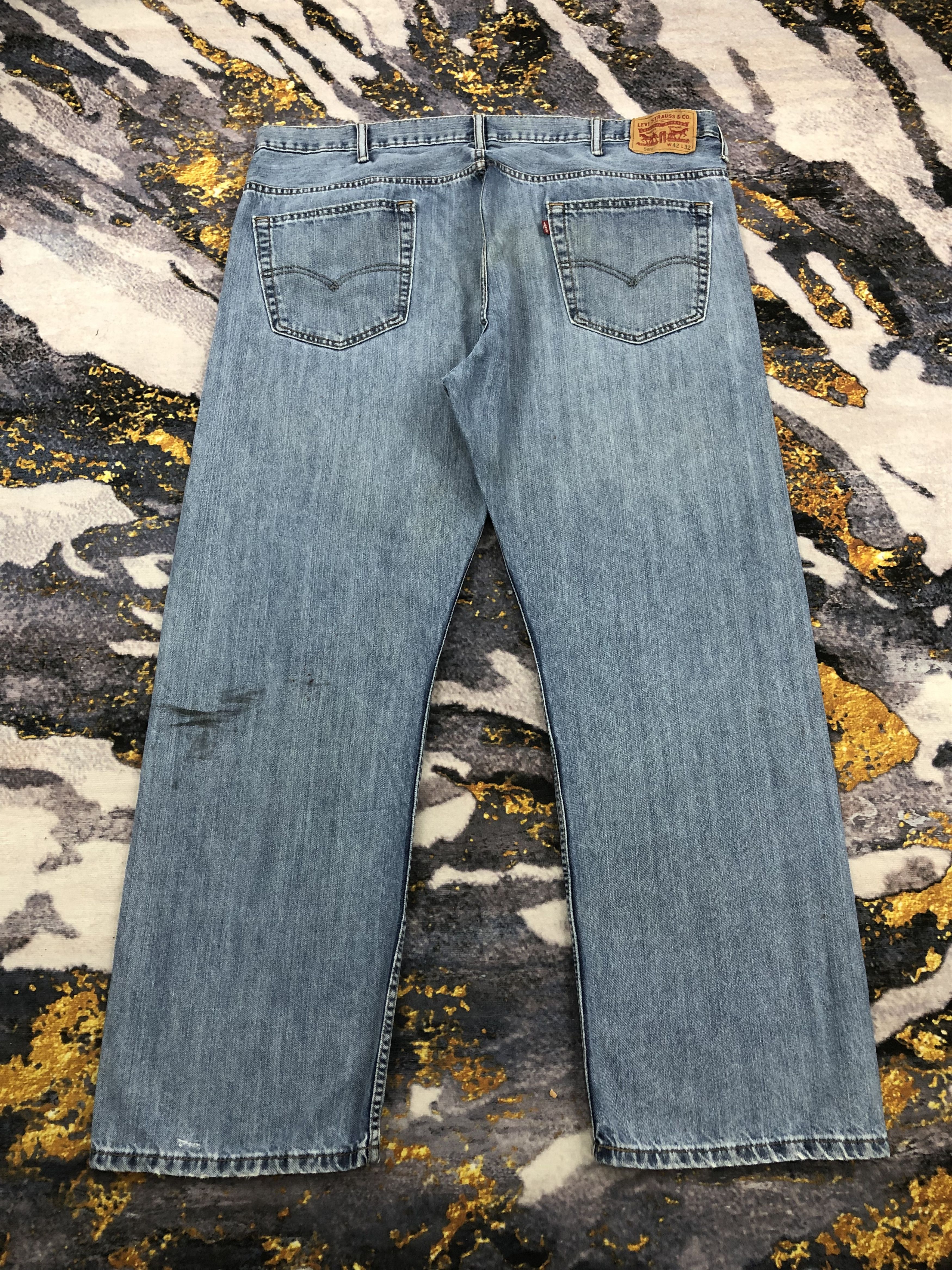 Levi's Vintage Levis 569 Blue Denim Jeans DPP0188 Size US 44 / EU 60 - 3 Thumbnail