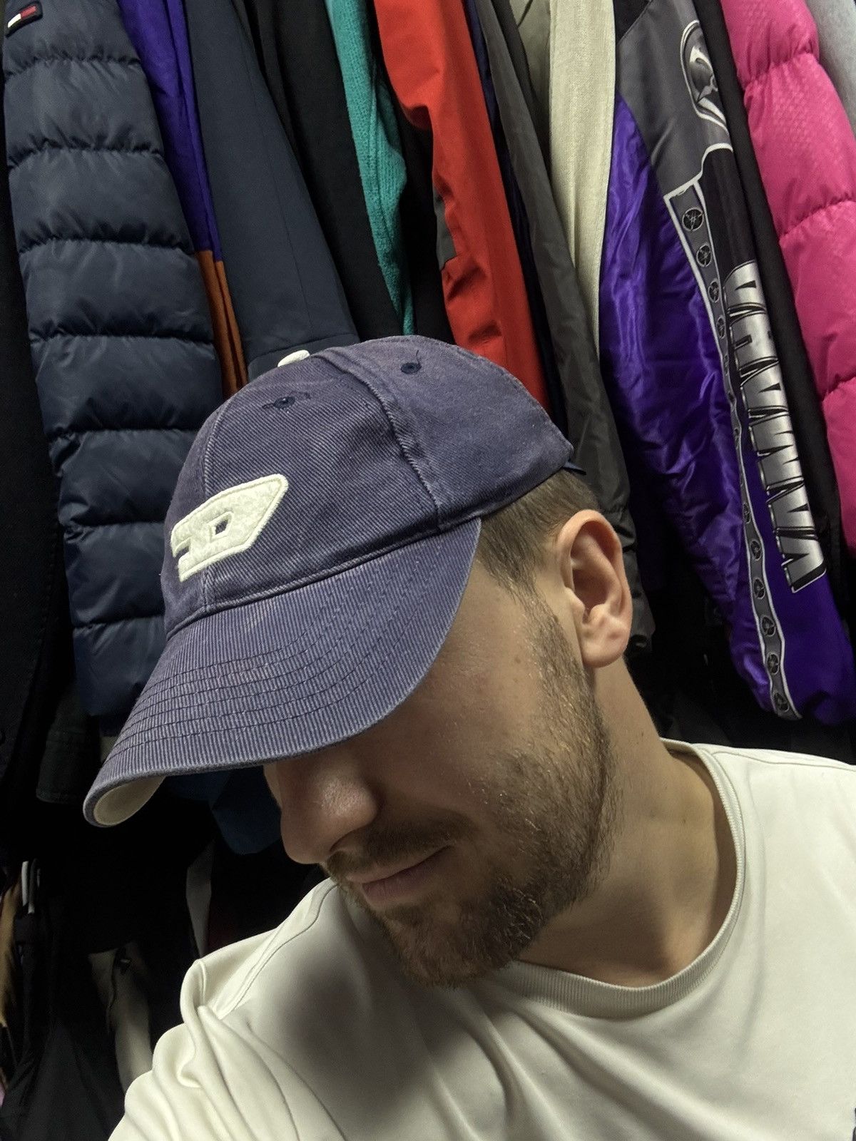 Diesel Diesel vintage blue cap D logo Size ONE SIZE - 3 Thumbnail