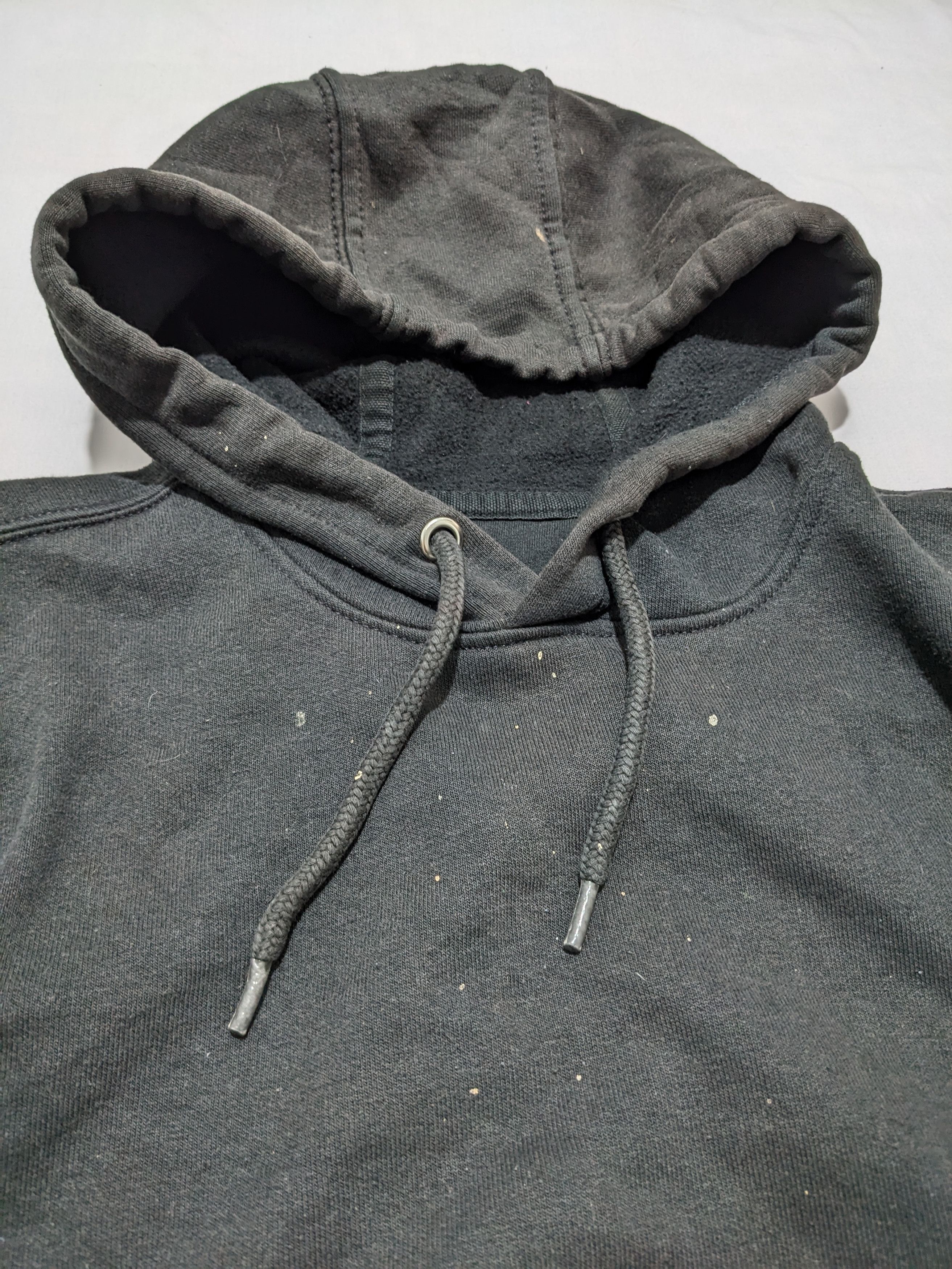 Carhartt × Vintage Carhartt Paint Splattered Black Sun faded Hoodie Sweater Size US M / EU 48-50 / 2 - 5 Thumbnail