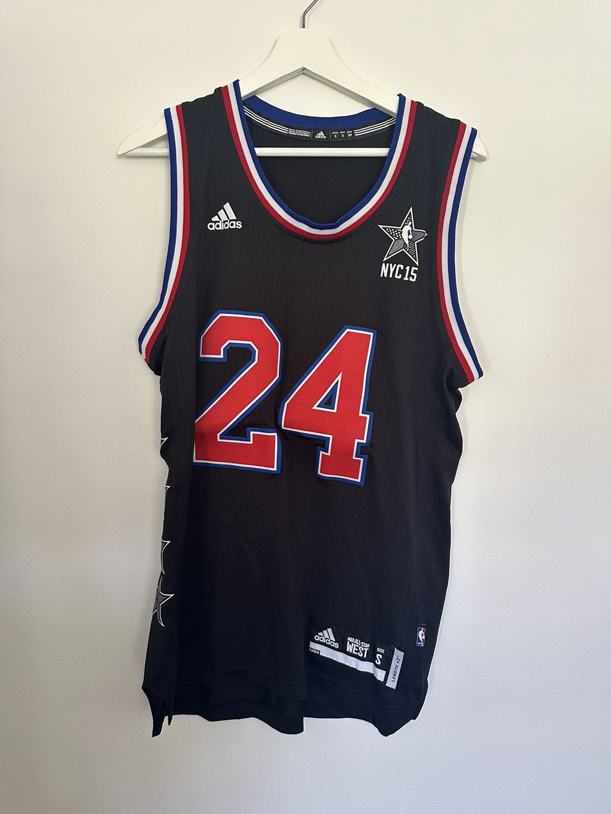 image of Adidas x NBA Kobe Bryant // All-Star Ny 2015 Jersey in Black, Men's (Size Small)