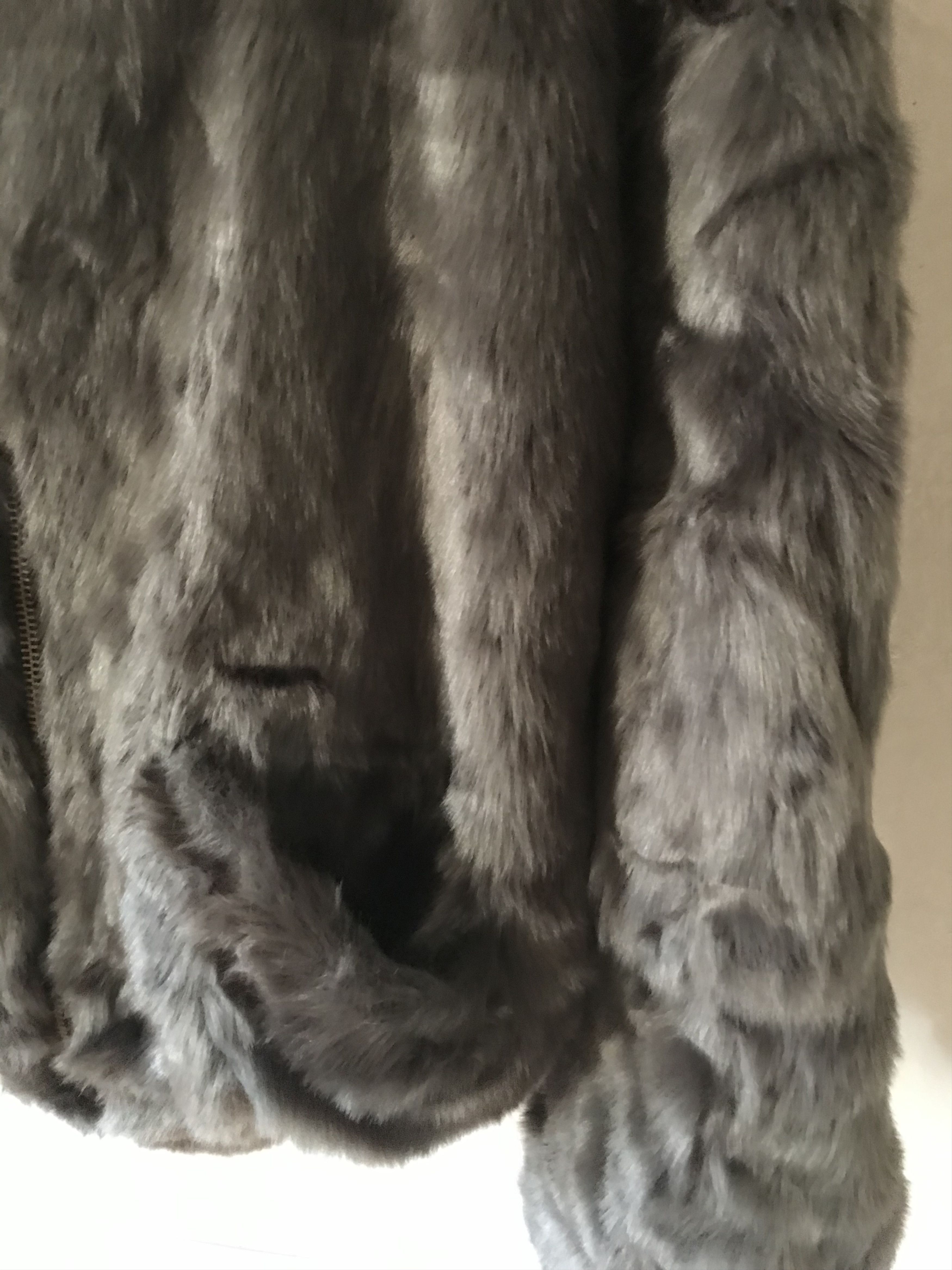 LANDLORD Landlord New York fake fur bomber jacket, dark green Size US M / EU 48-50 / 2 - 4 Thumbnail