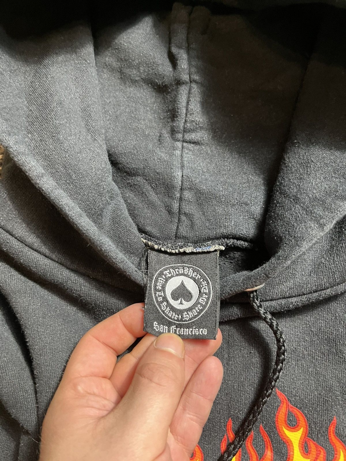 Thrasher THRASHER VINTAGE Y2K SKATEBOARD BASIC COTTON HOODIE Size US XL / EU 56 / 4 - 4 Thumbnail