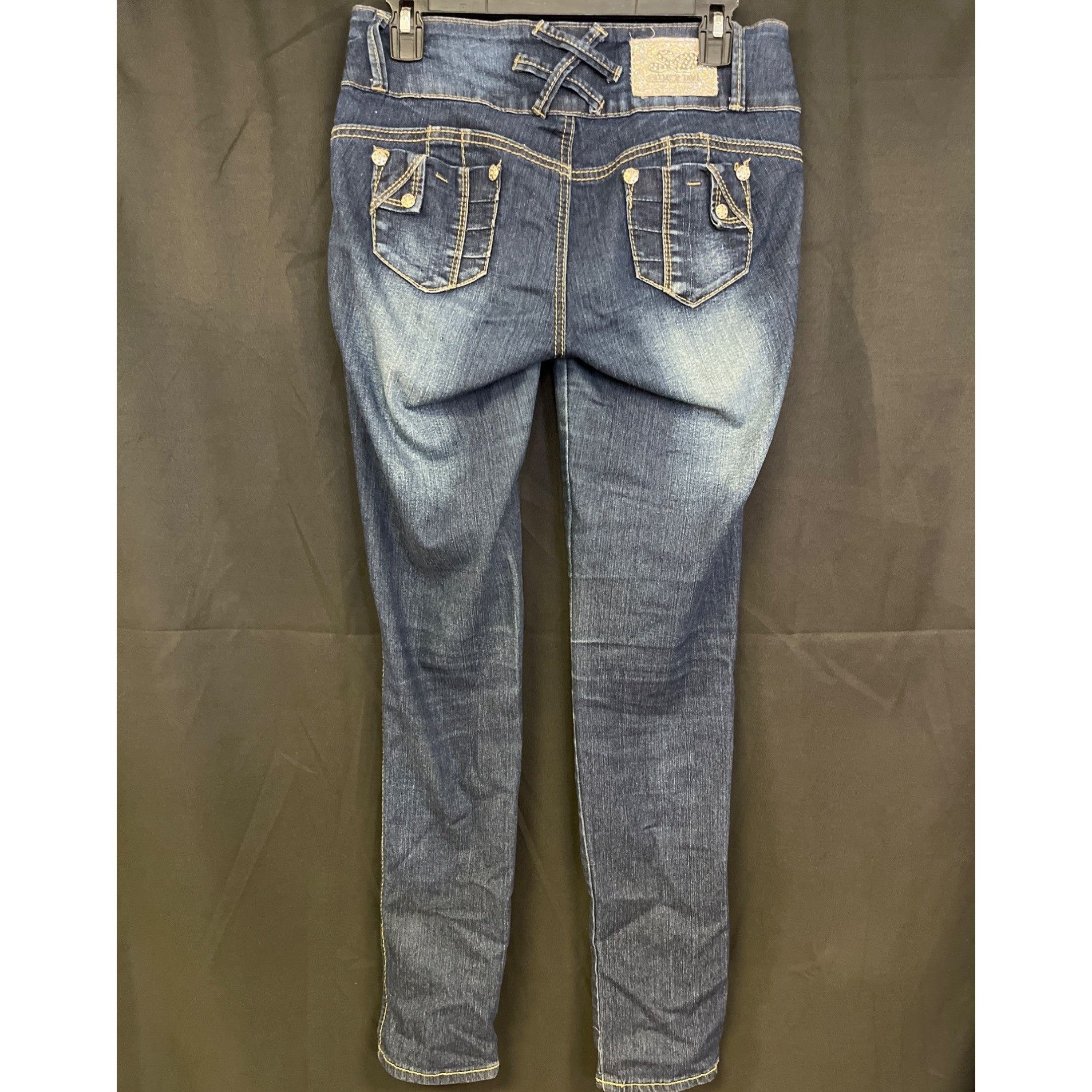 Other Silver Diva Women's Blue Pants/Skinny Jeans Size 7 SKU 5128 Size 28" / US 6 / IT 42 - 3 Thumbnail