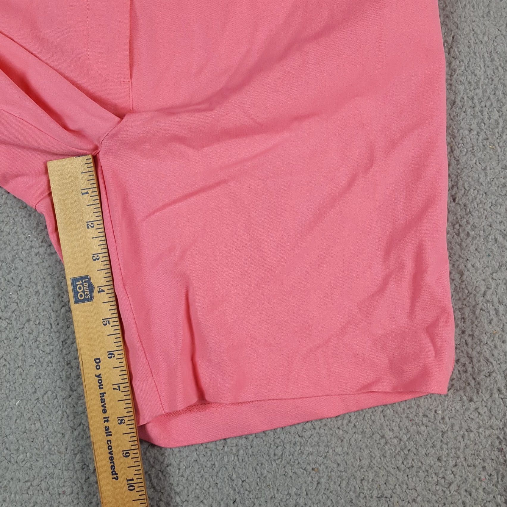 Pinko VINTAGE Y2K Preppy Pink Women's Bermuda Shorts Golf Tennis Breathable 10 Cotton Zip Button Logo Zipper Marquesa Teháma Size 32" / US 10 / IT 46 - 6 Thumbnail