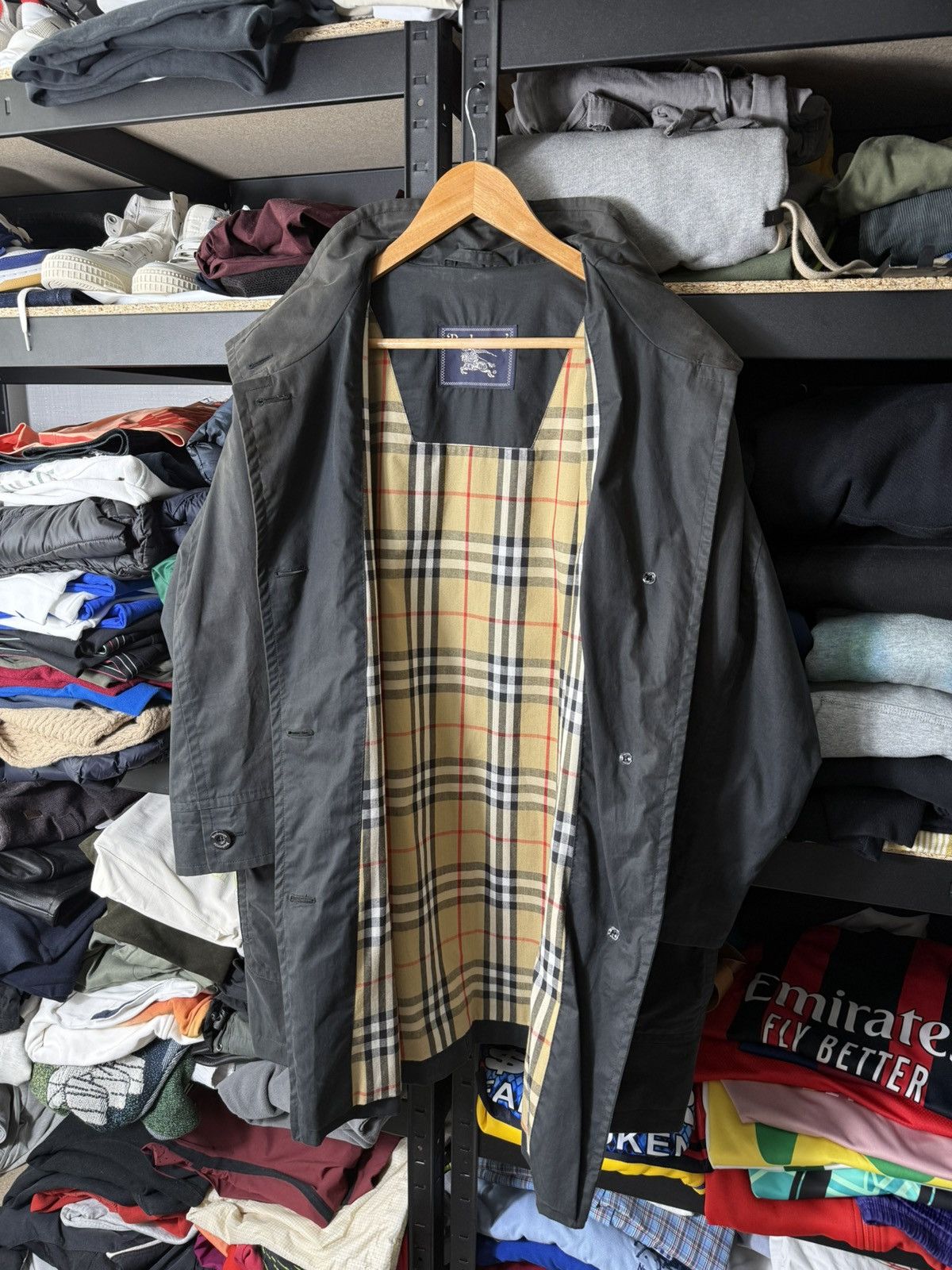 Burberry Vintage Burberrys Women’s Coat Jacket XL Nova Check Size XL / US 12-14 / IT 48-50 - 21 Thumbnail