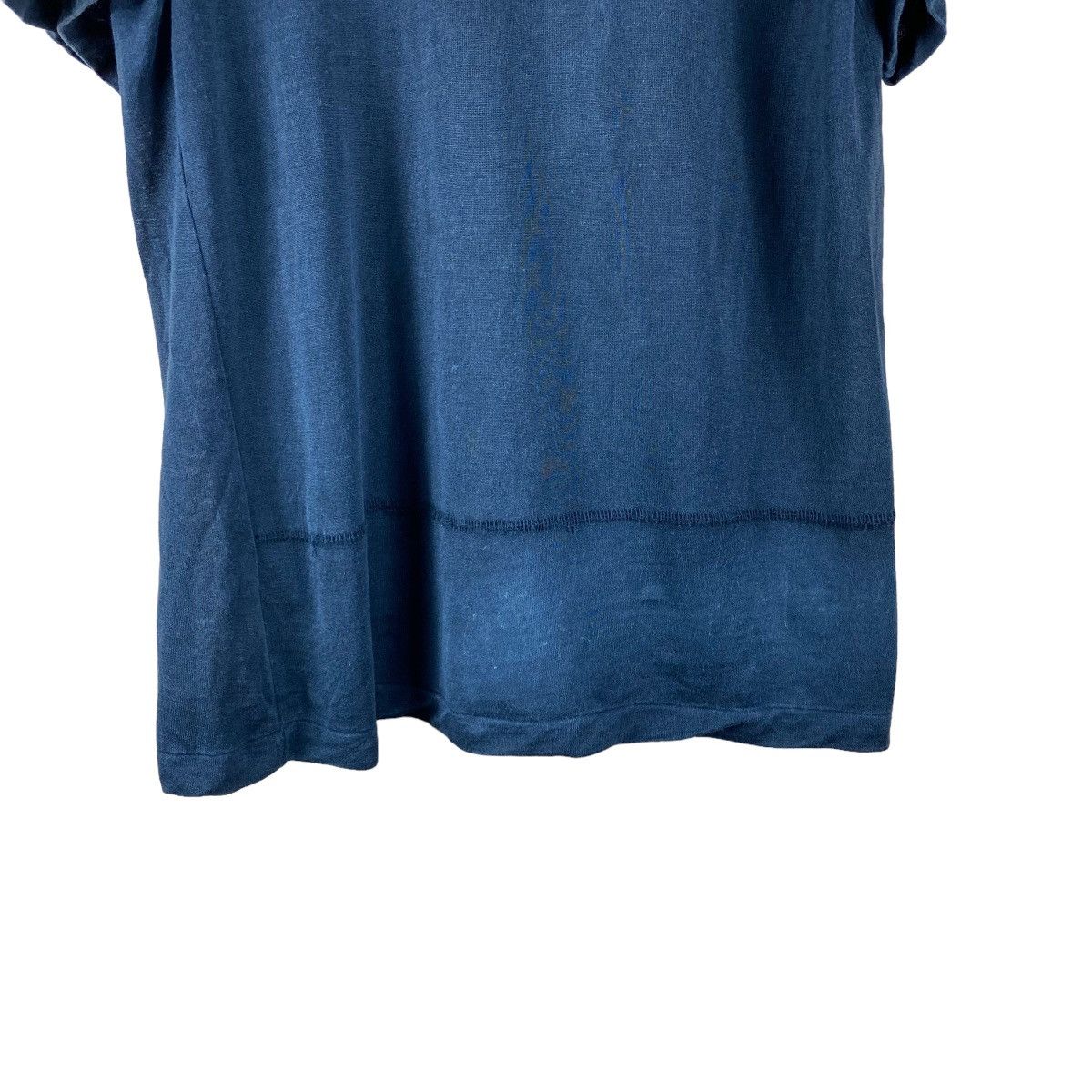 Y's × Yohji Yamamoto VINTAGE ICONIC YOHJI YAMAMOTO SIGNATURE RAMIE RAMIE TEE Size US L / EU 52-54 / 3 - 4 Thumbnail