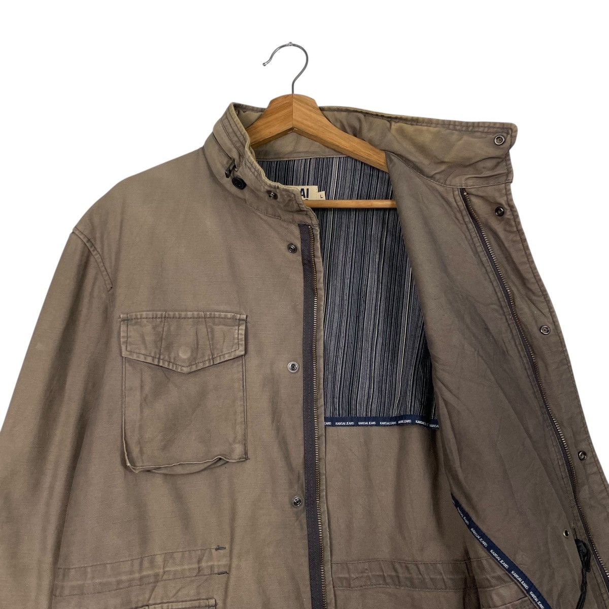 Kansai Yamamoto Kansai Yamamoto Jeans Multipocket Jacket Size US M / EU 48-50 / 2 - 11 Thumbnail