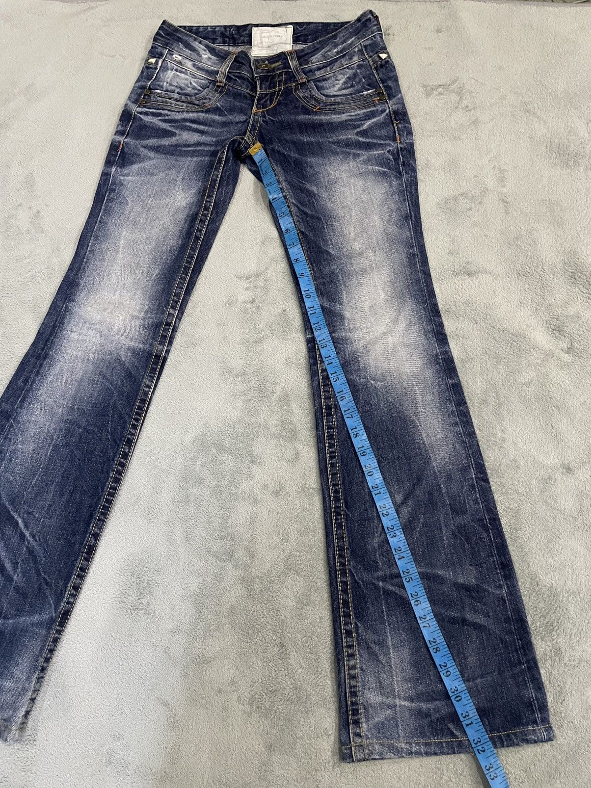 Le Grande Bleu (L.G.B.) Lolita Club By Concert Club Bootcut Denim Jeans Size US 28 / EU 44 - 7 Thumbnail