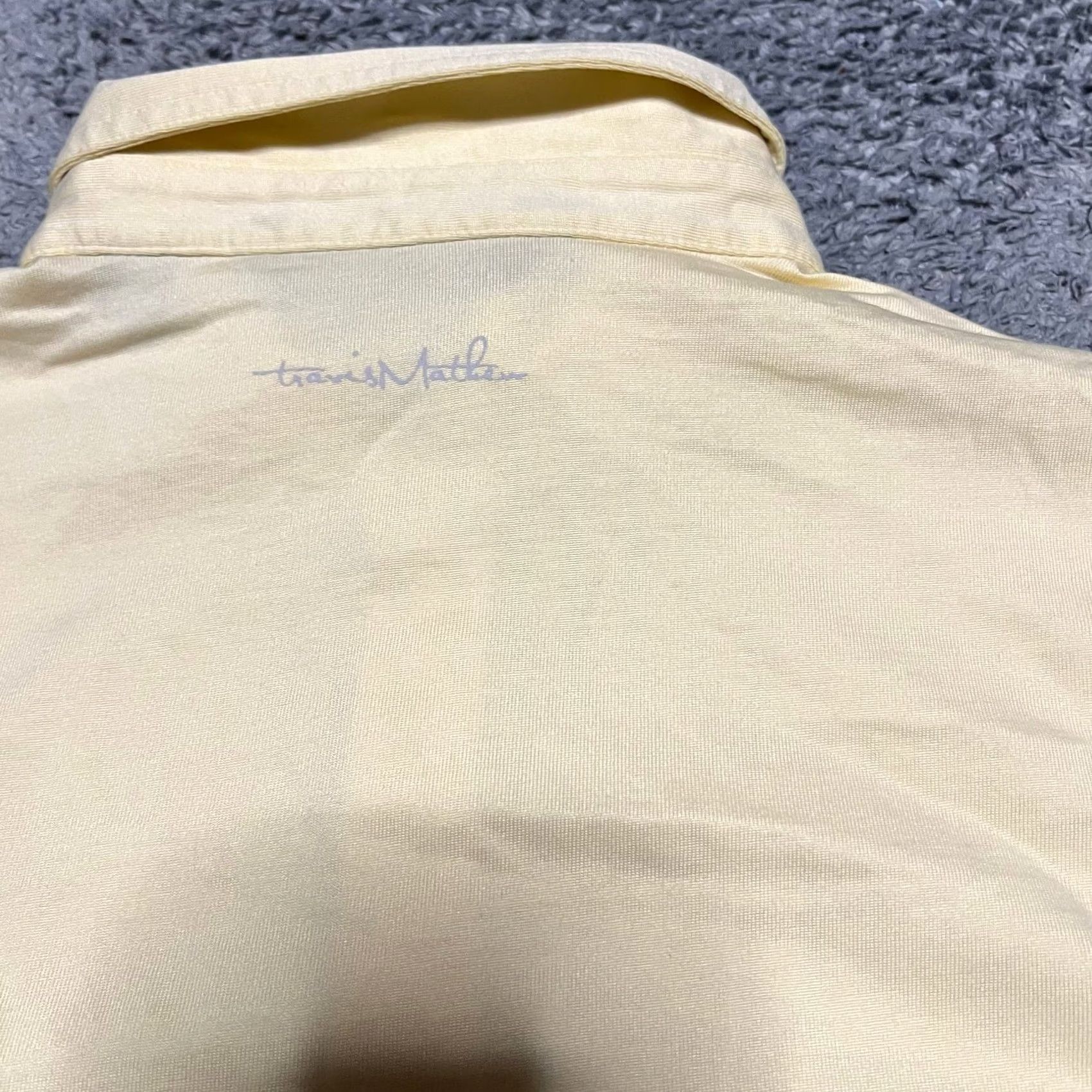 TravisMathew Travis Mathew Polo Mens Small Yellow Golf Performance Athletic Hawaiian Size US S / EU 44-46 / 1 - 4 Thumbnail
