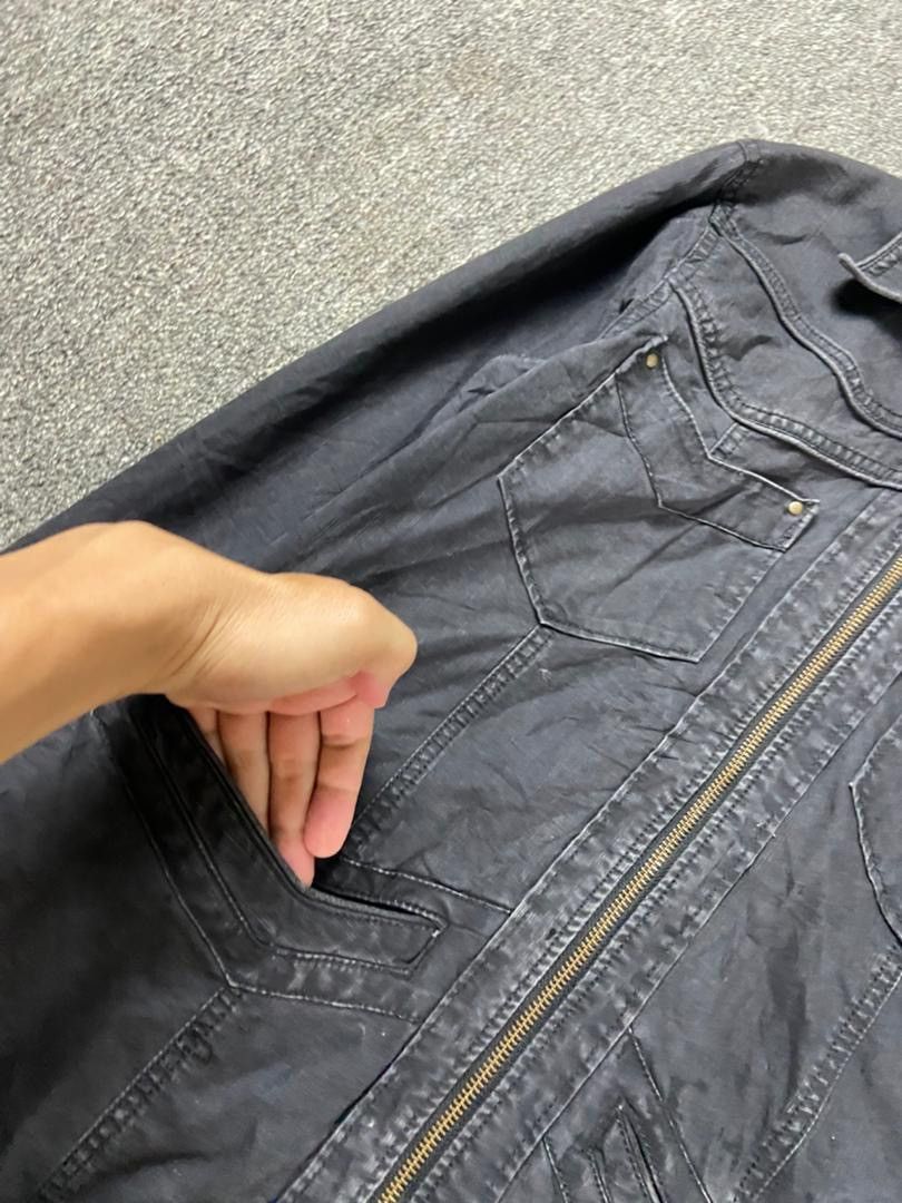 Japanese Brand Soul of Freedom Punk Style Denim Jacket (200) Size US XXS / EU 40 - 8 Thumbnail