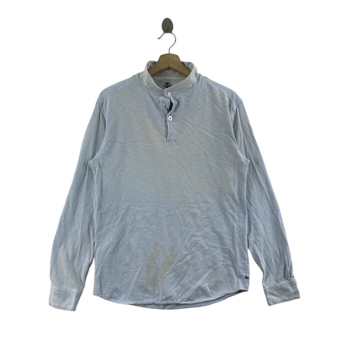 45rpm 45RPM STUDIO Japanese Brand Button Up Light Blue Long Sleeve Size US M / EU 48-50 / 2 - 1 Thumbnail
