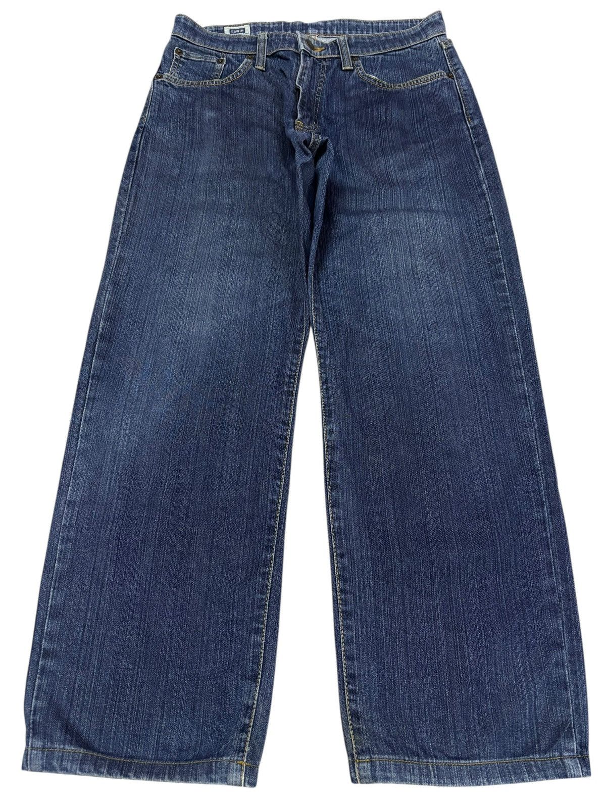 Edwin Vtg Edwin Japan 403 Distressed Jeans Size US 31 - 1 Thumbnail