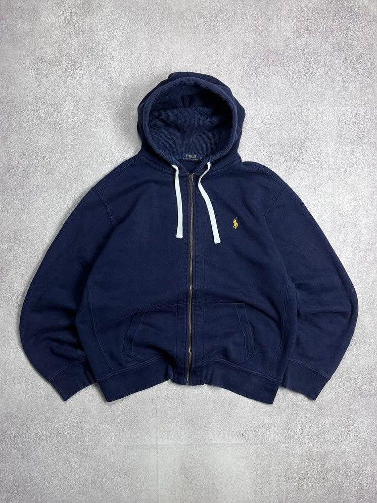Polo Ralph Lauren Vintage Polo Ralph Lauren Boxy Zip Hoodie Y2K XL Size US XL / EU 56 / 4 - 1 Thumbnail